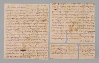 Salem Moravian Missionary Letter,