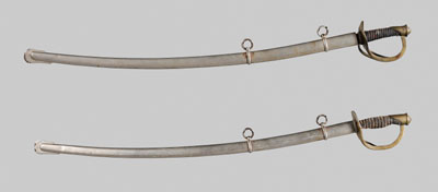 Two Civil War-Era Cavalry Sabers American,