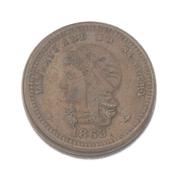 CIVIL WAR PATRIOTIC TOKEN "LIBERTY