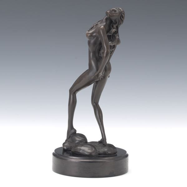 BRONZE SCULPTURE OF A NUDE DANCER 3a7d94