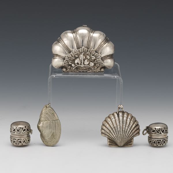 STERLING SILVER THREE SHELL FORM 3a7dbc