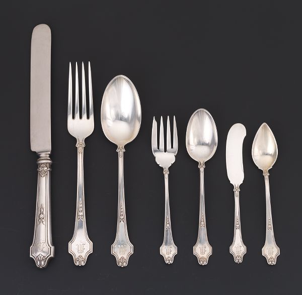 GORHAM-WHITING STERLING SILVER SERVICE