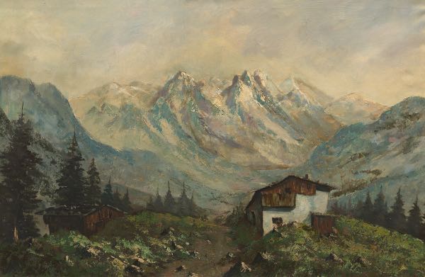 A. KOCH (20TH CENTURY) 24 x 36 Eiger,