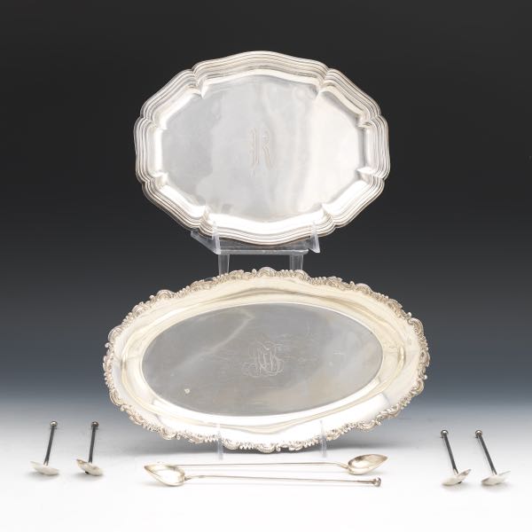 THREE STERLING TABLEWARE ITEMS