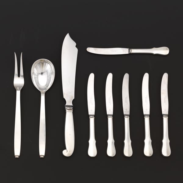 EVALD NIELSEN FLATWARE SERVICE