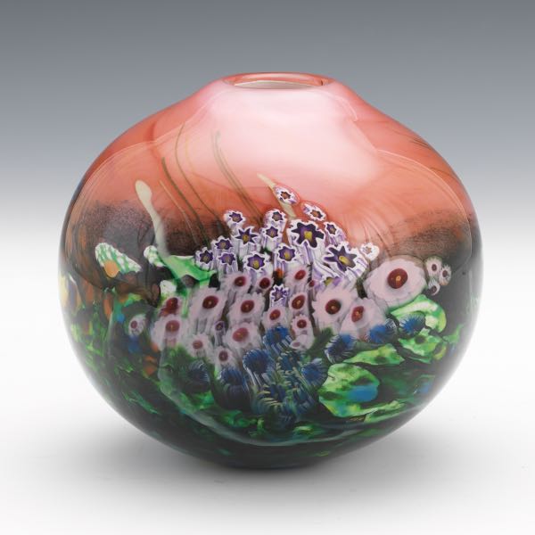 SHAWN MESSENGER GLASS VASE 6 x 3a8001