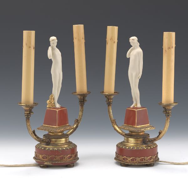 NEOCLASSICAL STYLE PAIR OF GILT