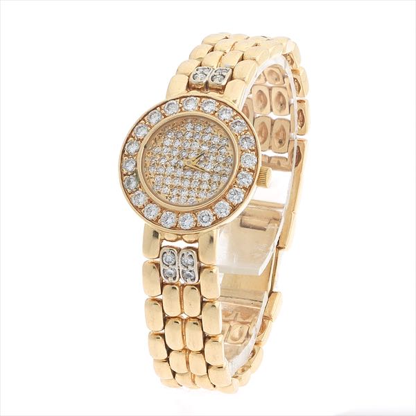 LADIES GOLD AND DIAMOND WATCH 3a805a