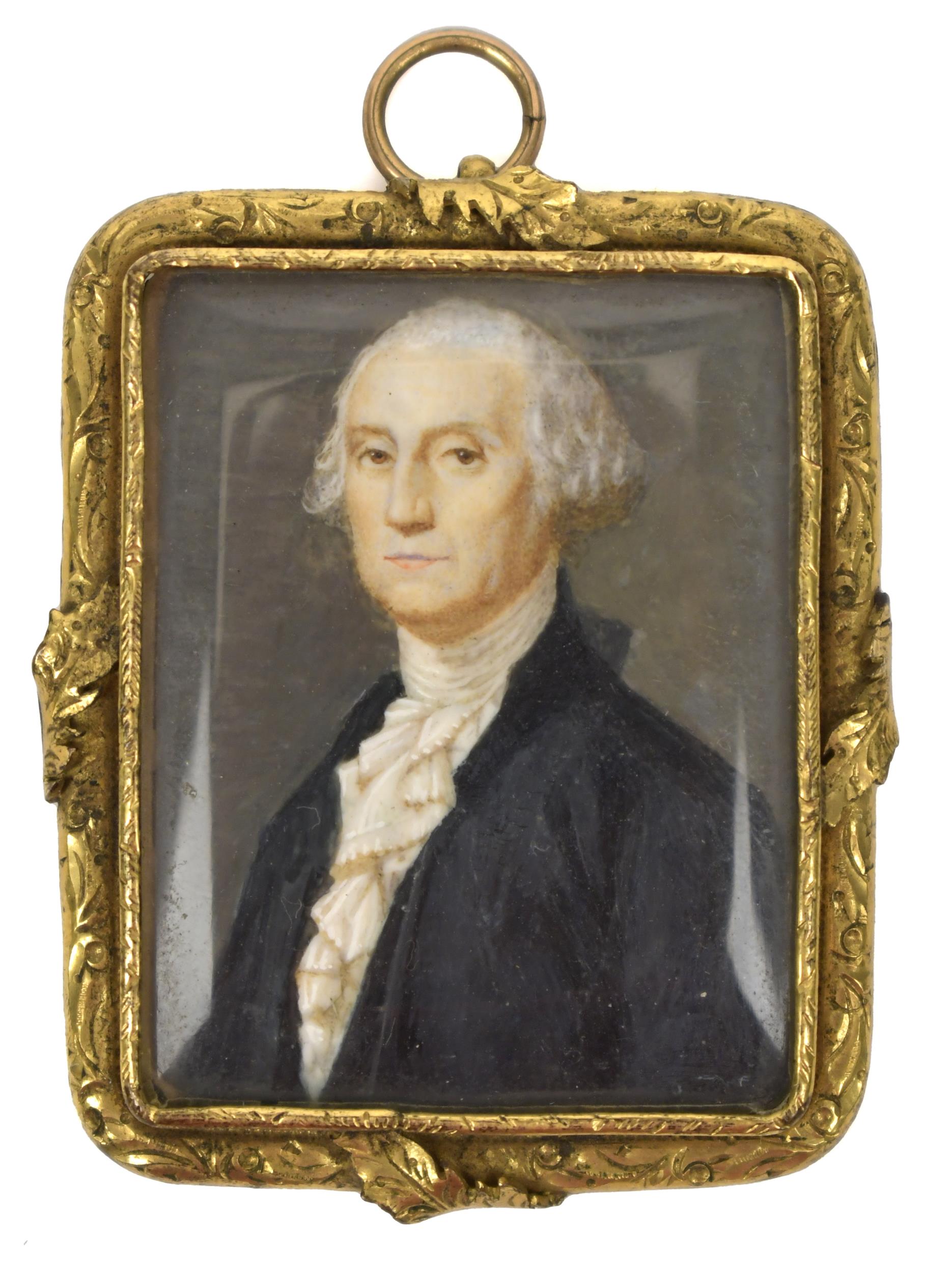 EARLY 19TH C. MINIATURE PAINTING, GEORGE
