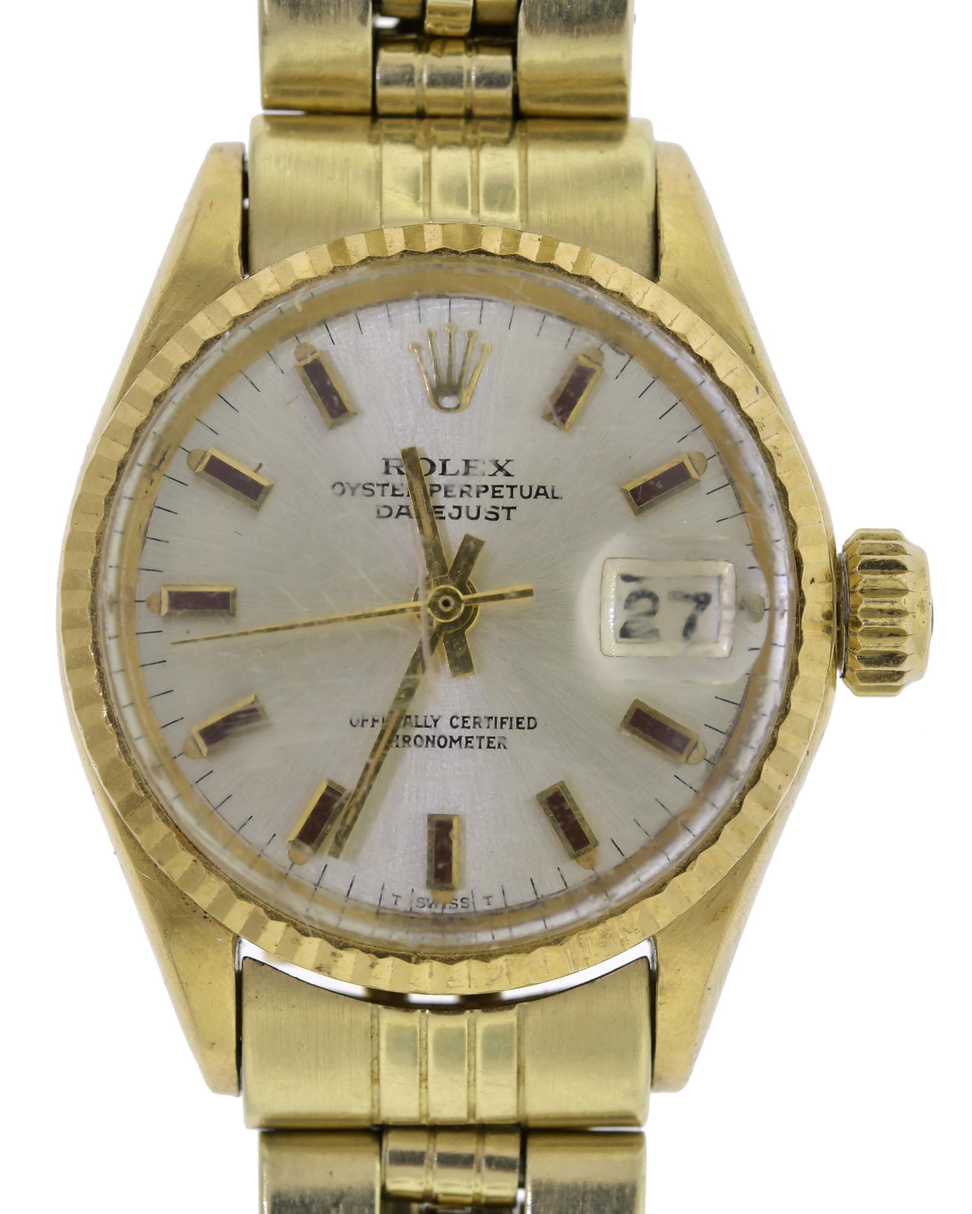 ROLEX LADIES 14K OYSTER PERPETUAL 3aa84e