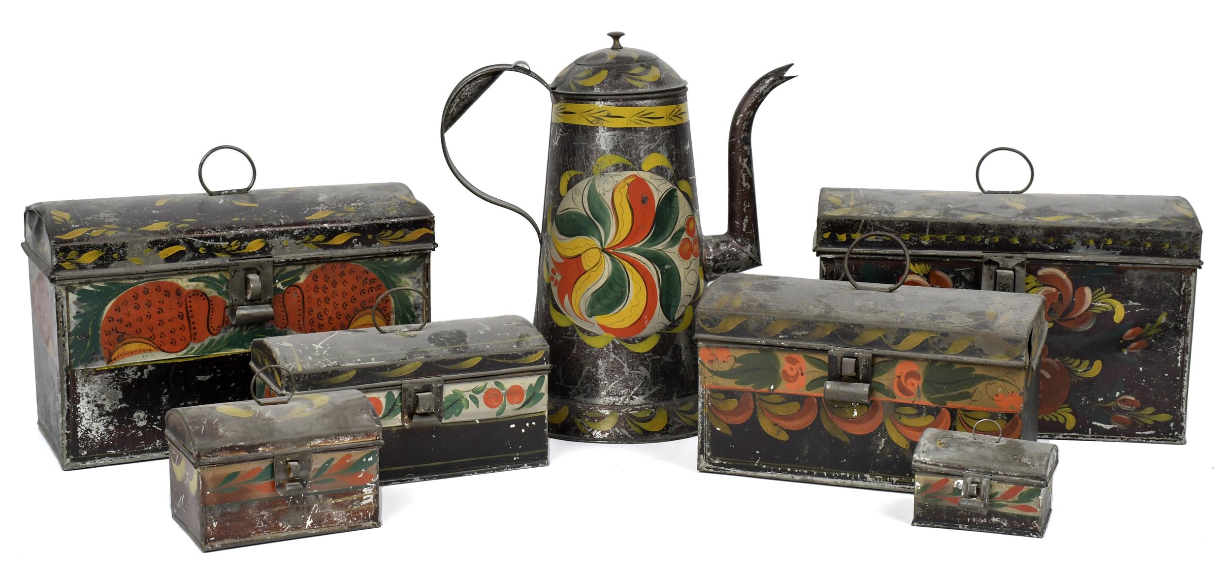 19TH C. AMERICAN PAINT DECORATED