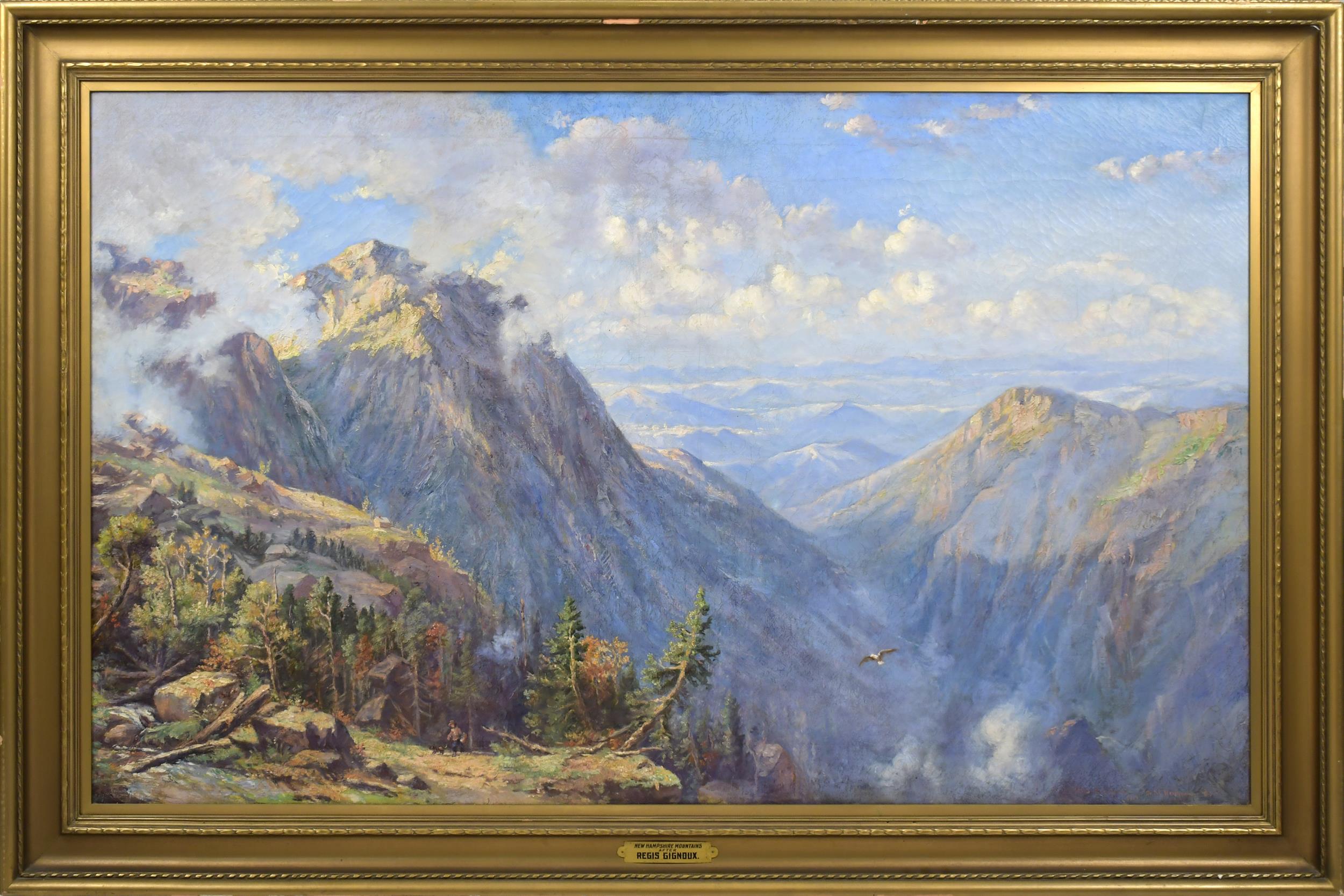 1919 OIL NH WHITE MOUNTAINS AFTER 3aa859