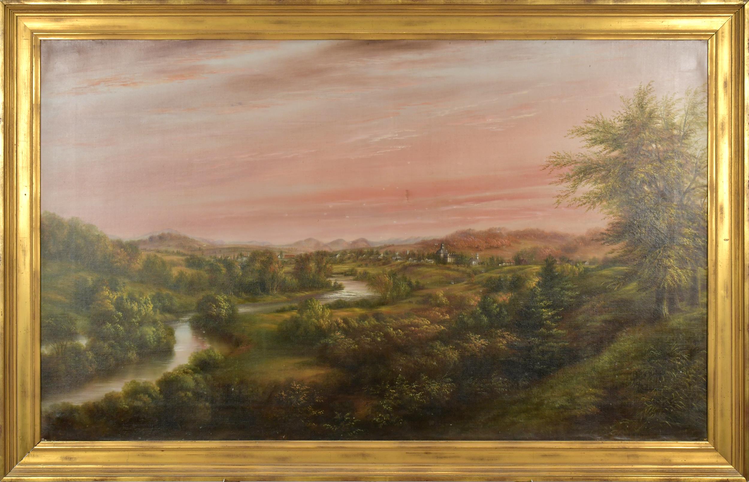 E L BAKER OIL ON CANVAS GRANVILLE 3aa86b