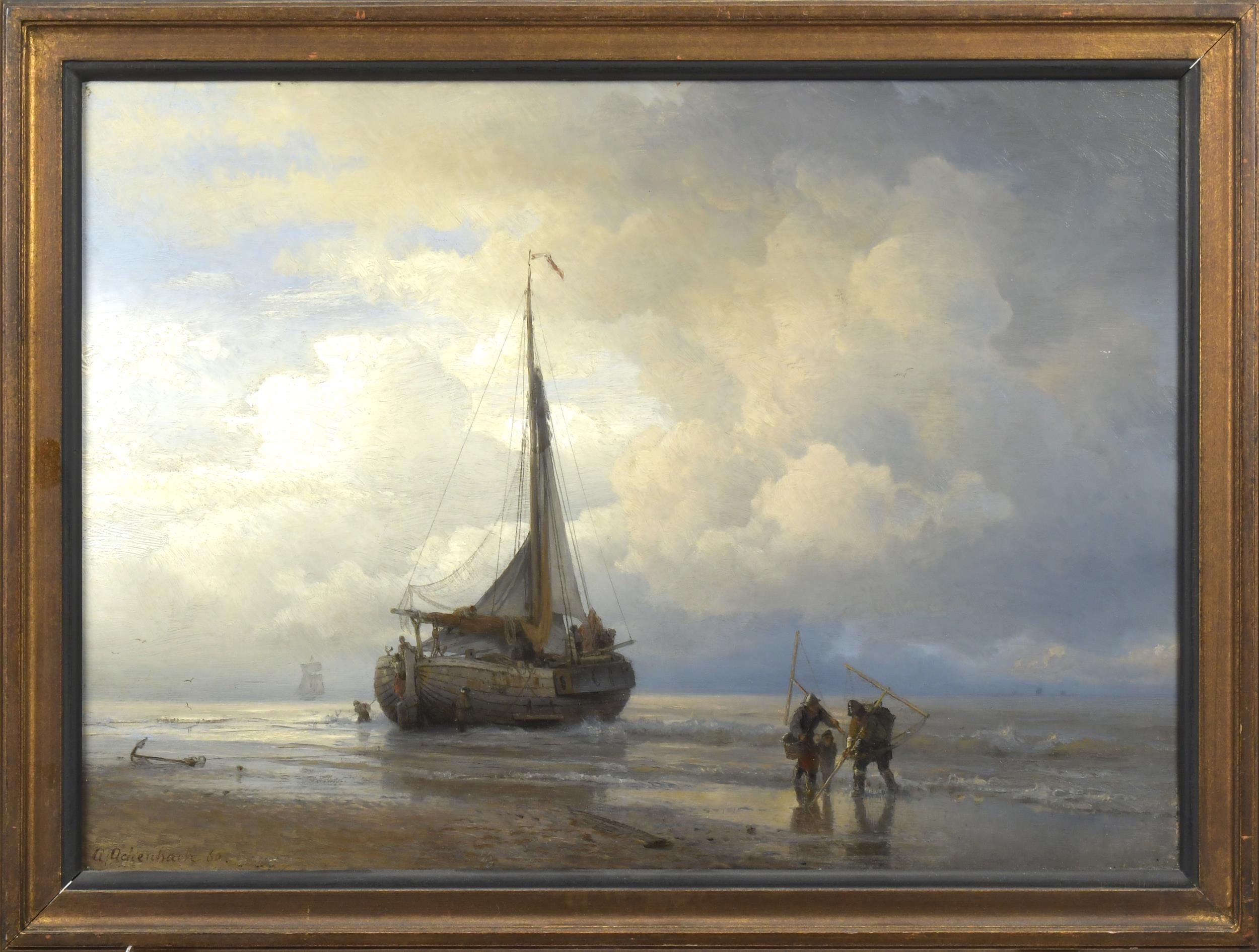 ANDREAS ACHENBACH OIL ON BOARD,