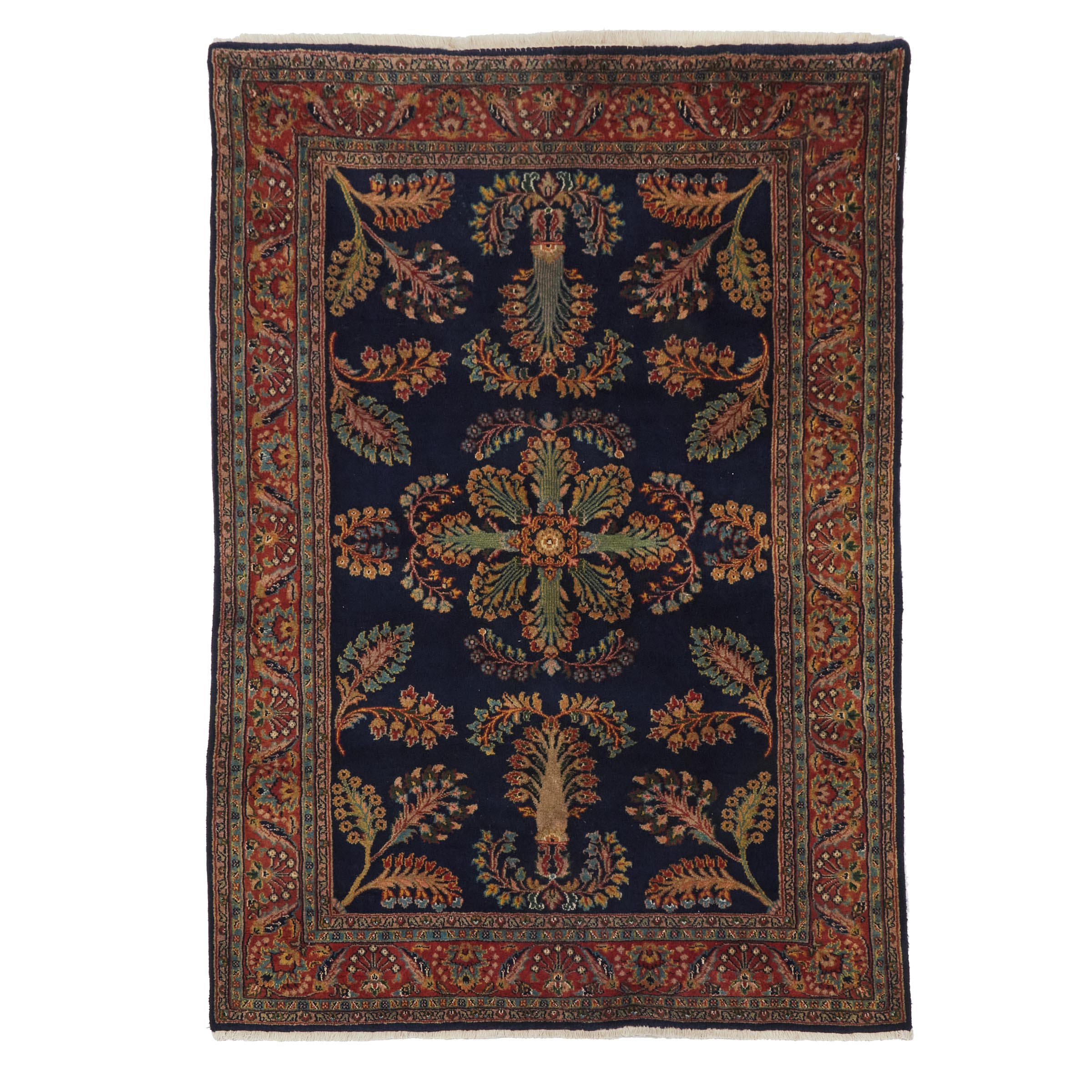 Indian Sarouk Design Rug c 1920 30 3aa9e1