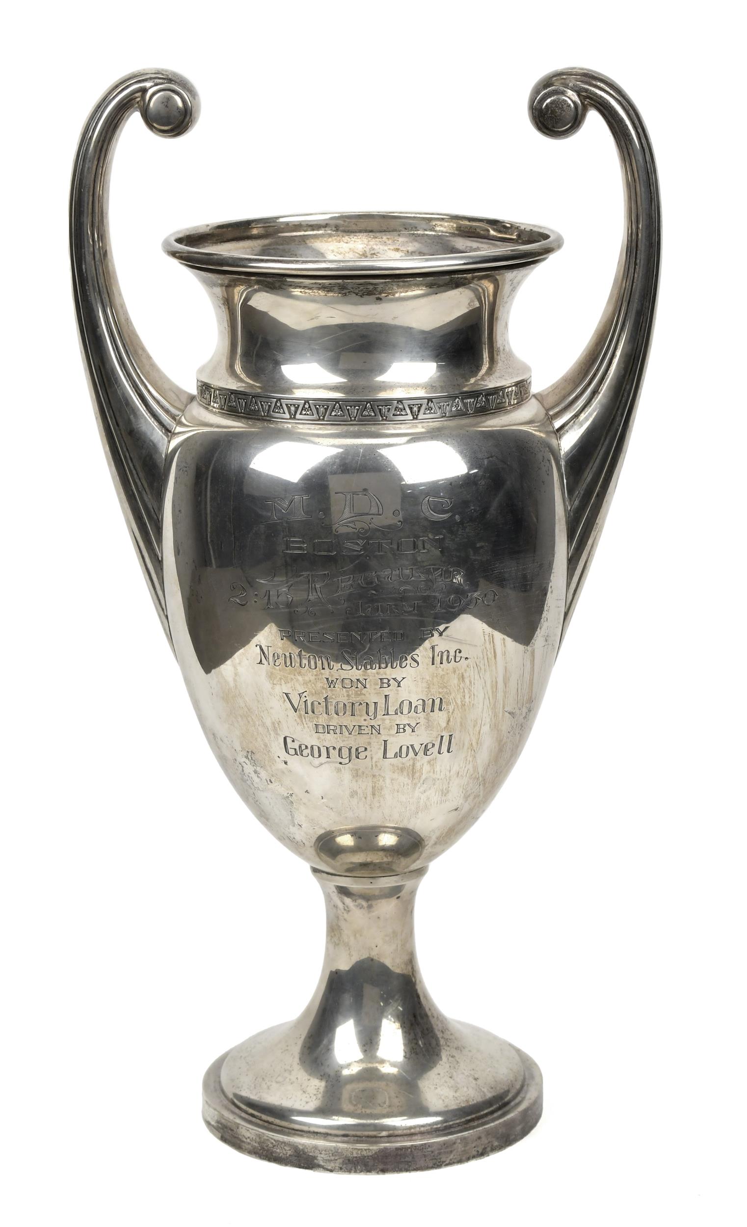 1930 DOMINICK & HAFF STERLING TROPHY,