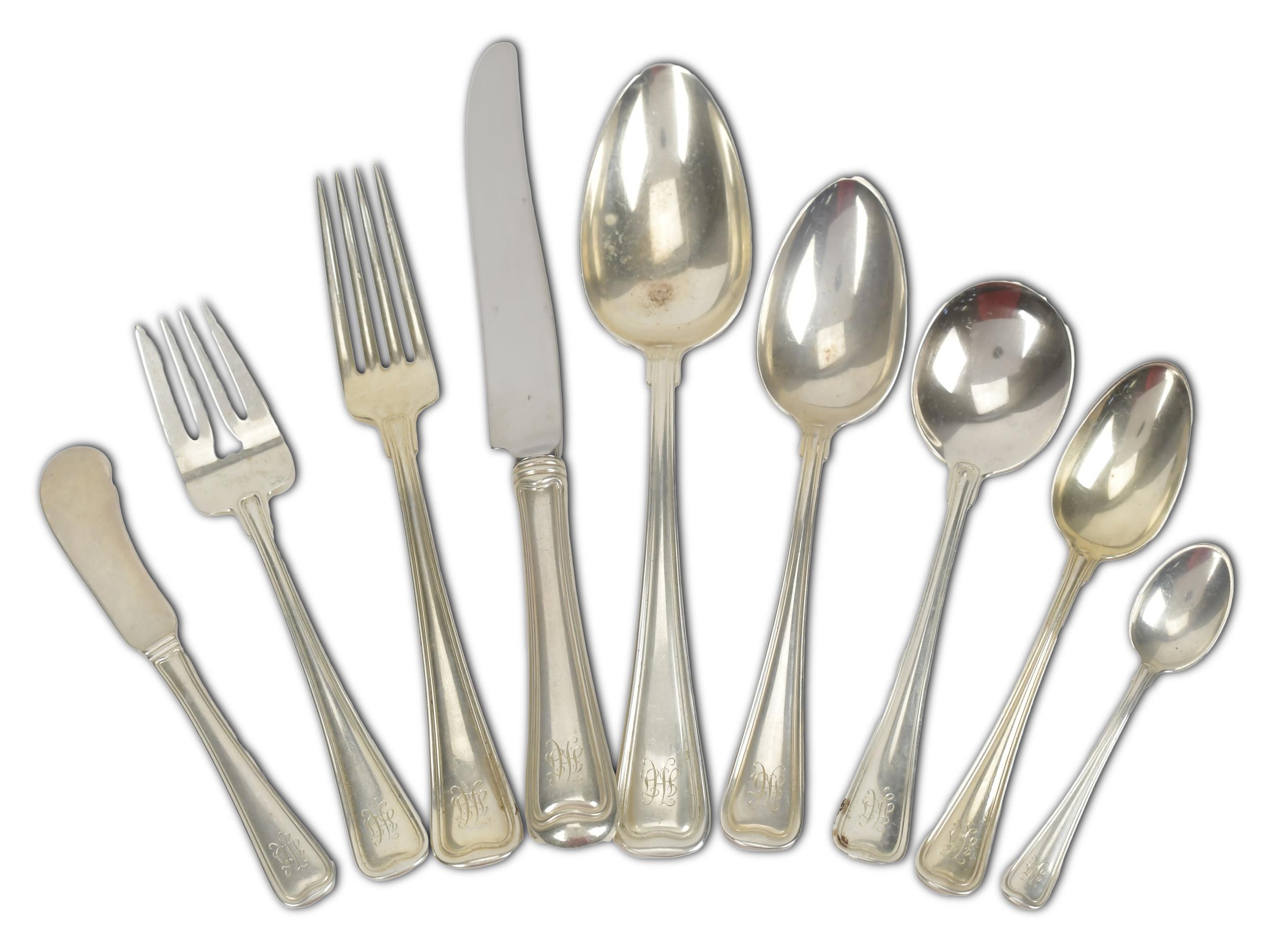 GORHAM ‘OLD FRENCH’ STERLING FLATWARE