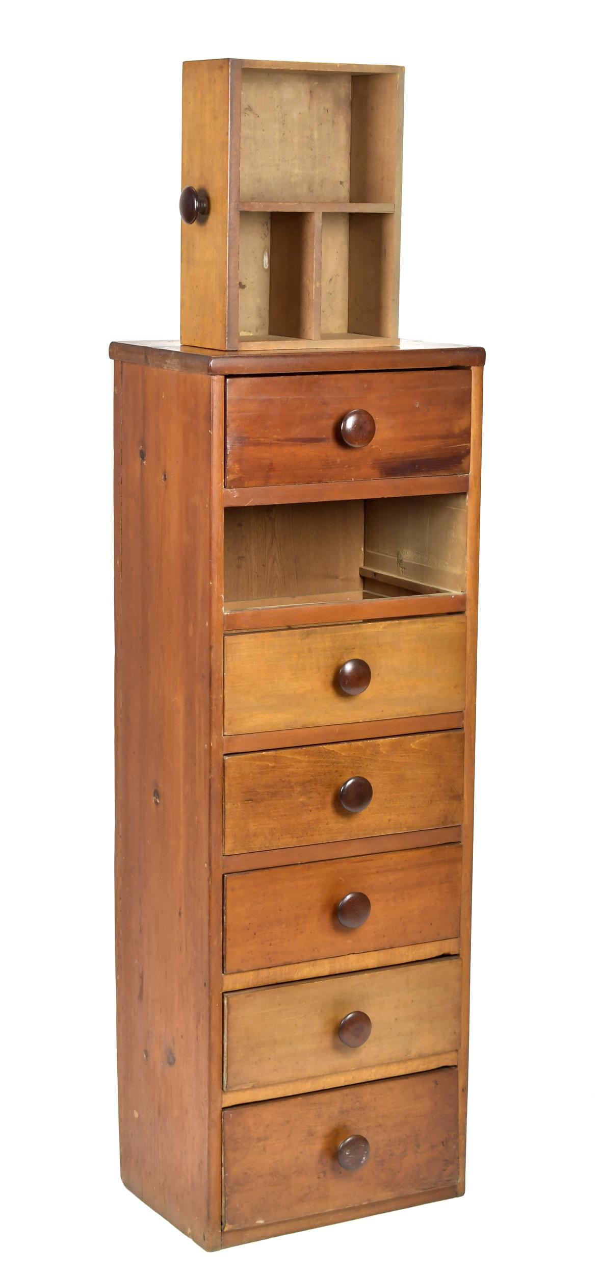 19TH C SHAKER STYLE SEVEN DRAWER 3aab22