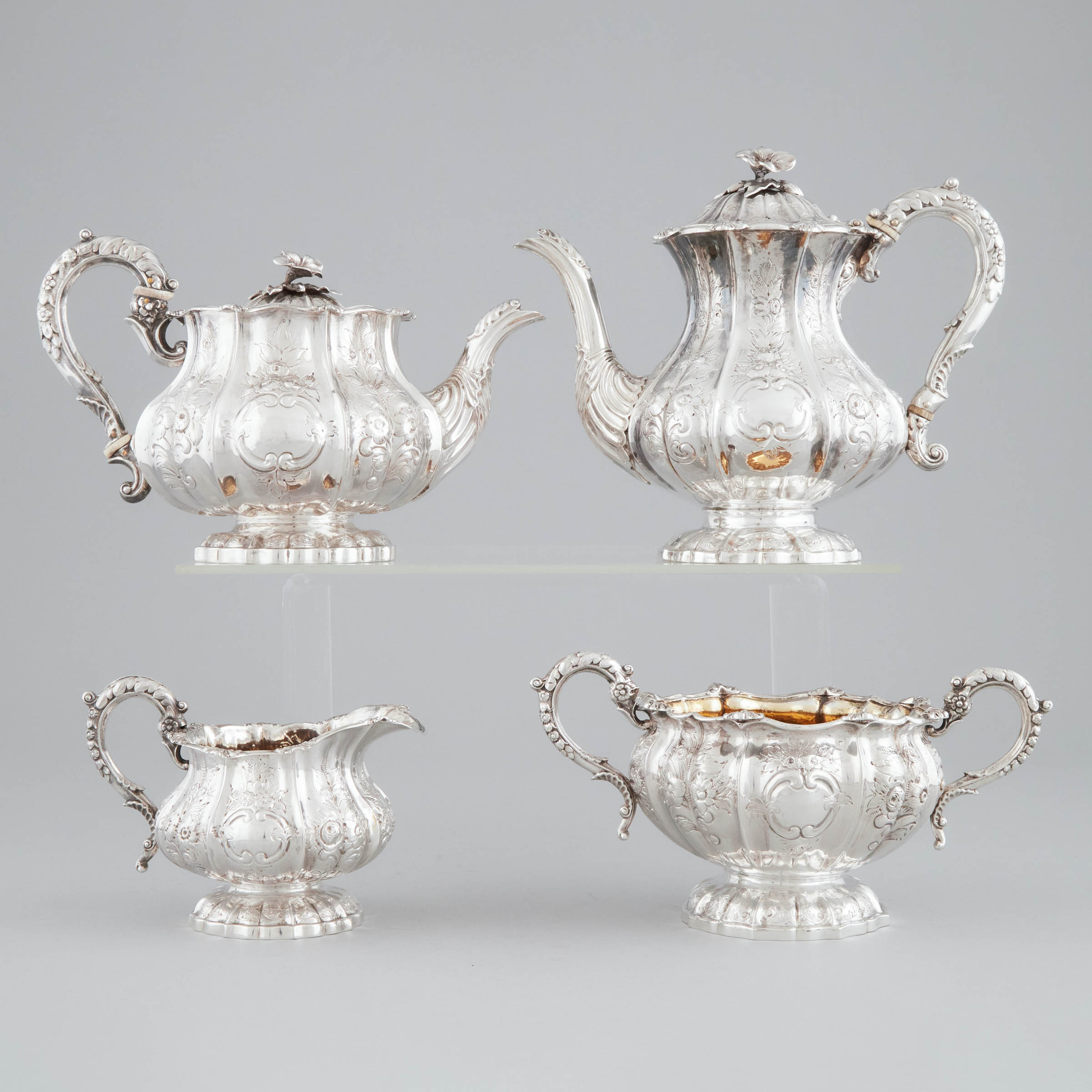 George IV Silver Tea and Coffee 3aab66