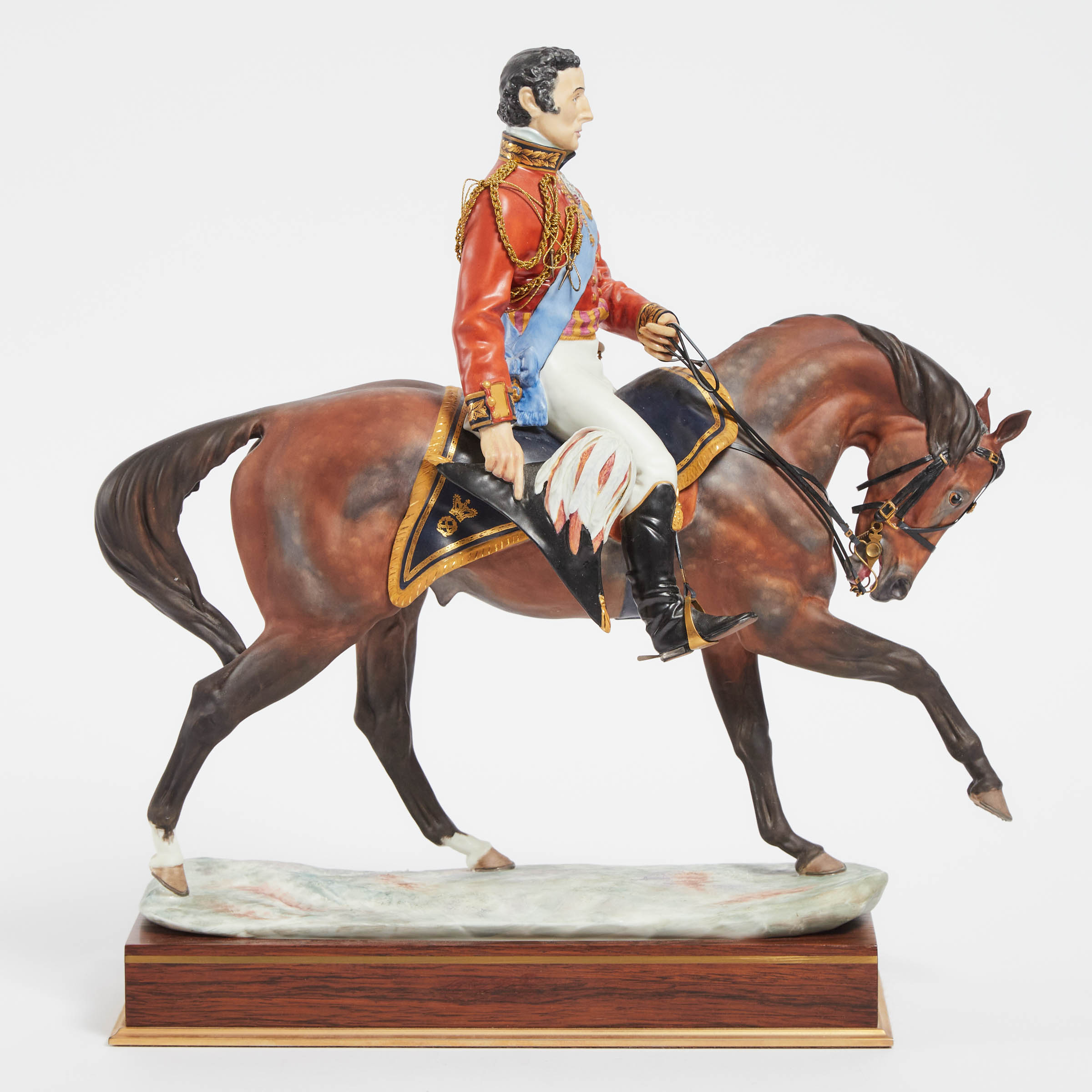 Royal Worcester Equestrian Figure,