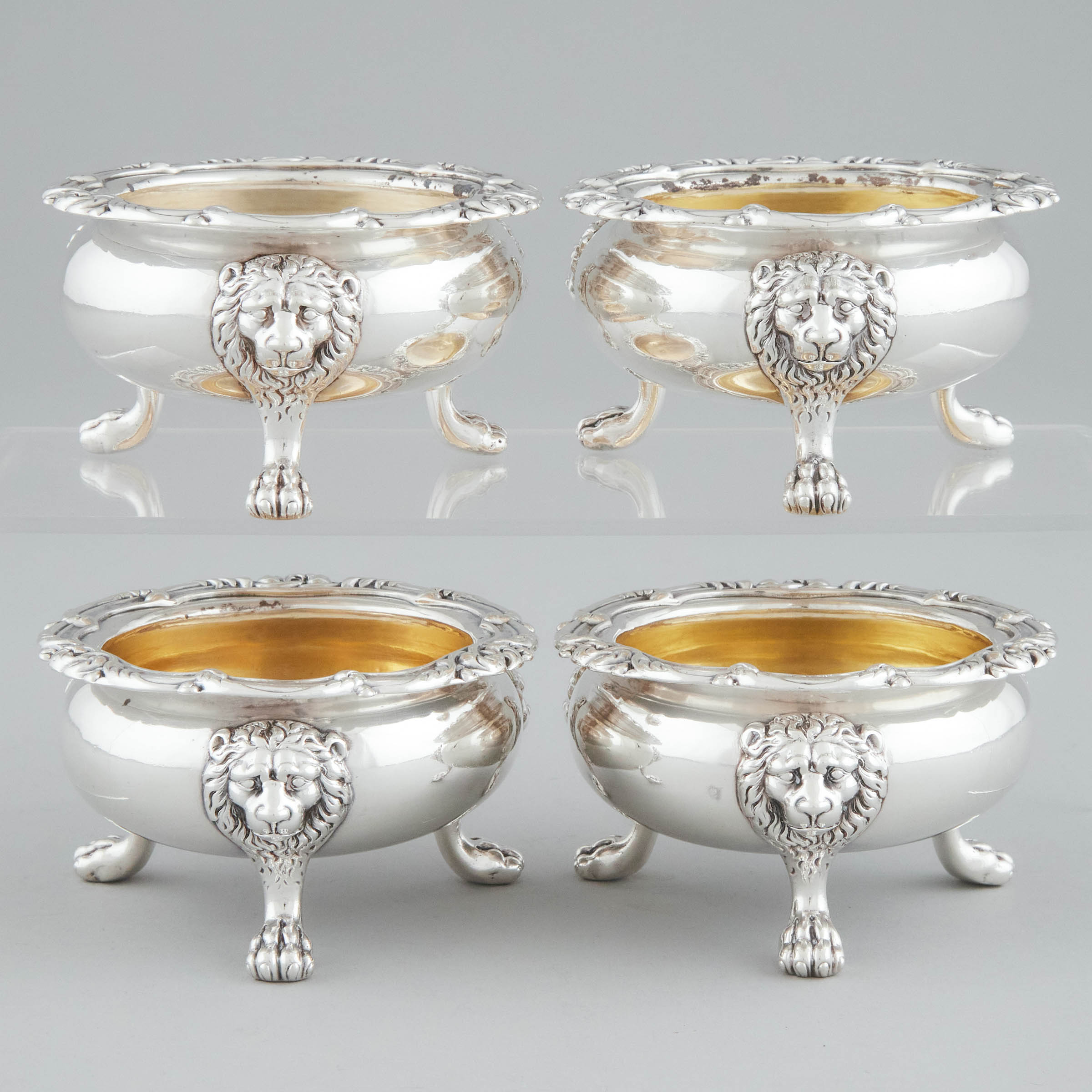 Set of Four William IV Silver Salt 3aab95