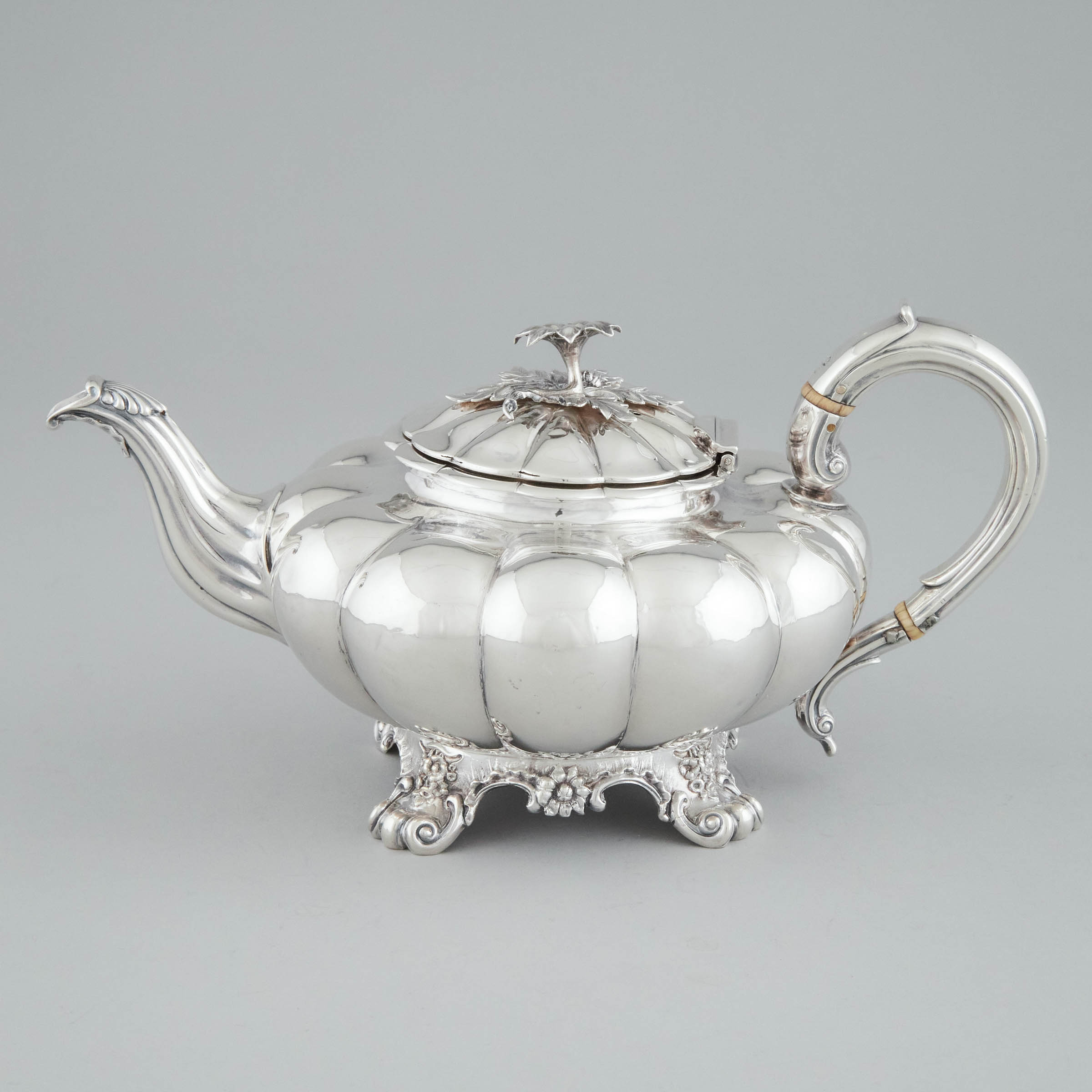 William IV Silver Teapot, Henry