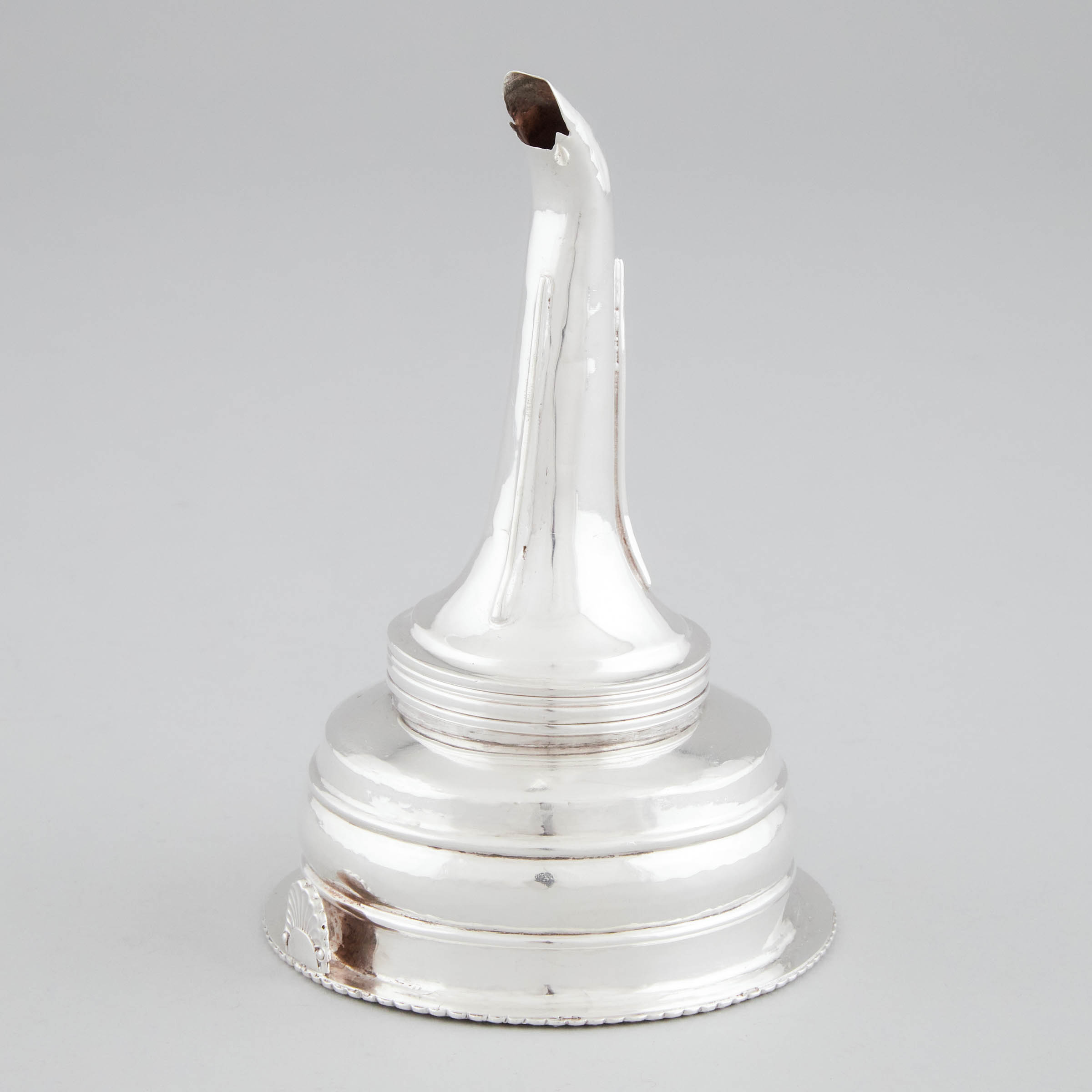 George III Silver Wine Funnel  3aabb7