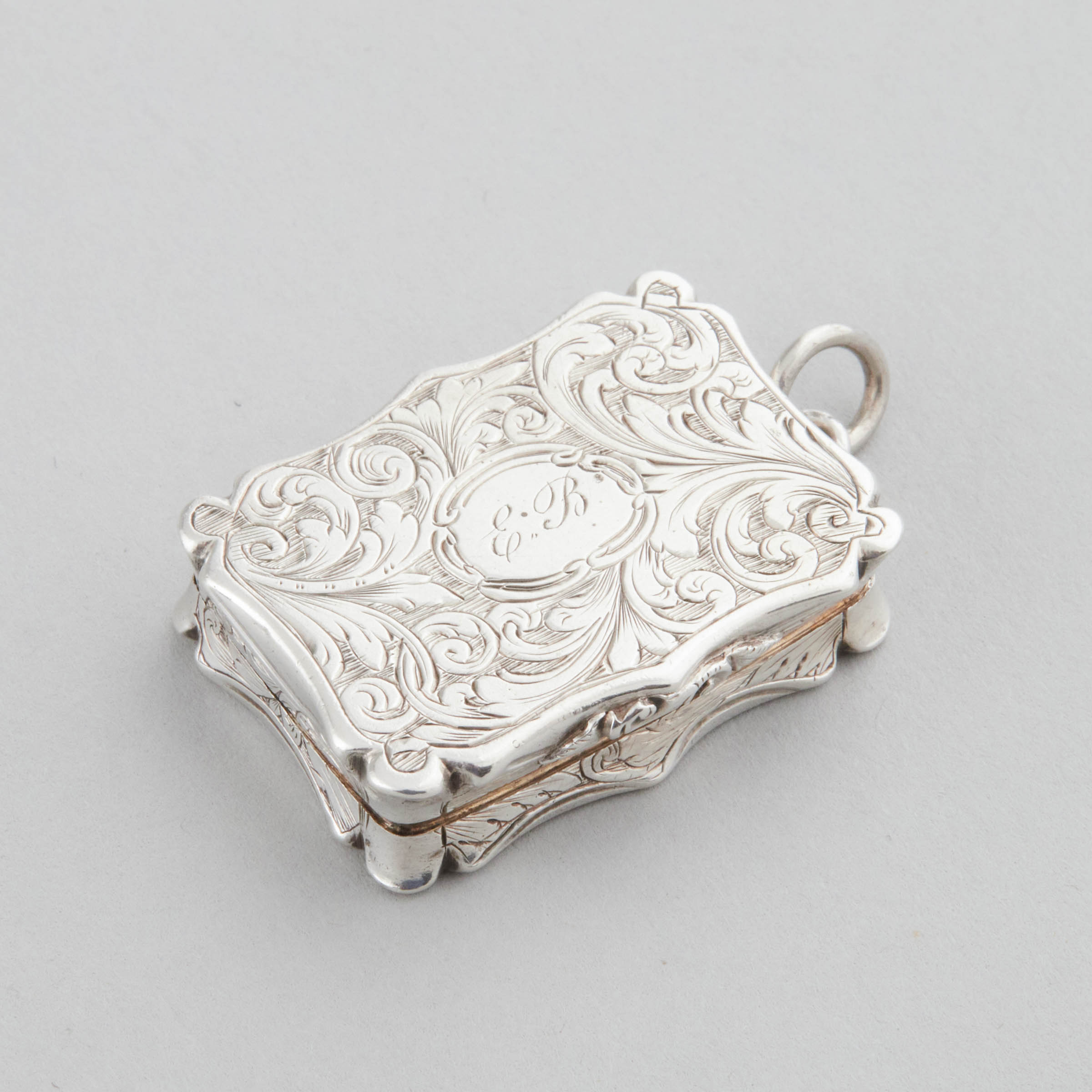 Victorian Silver Shaped Rectangular