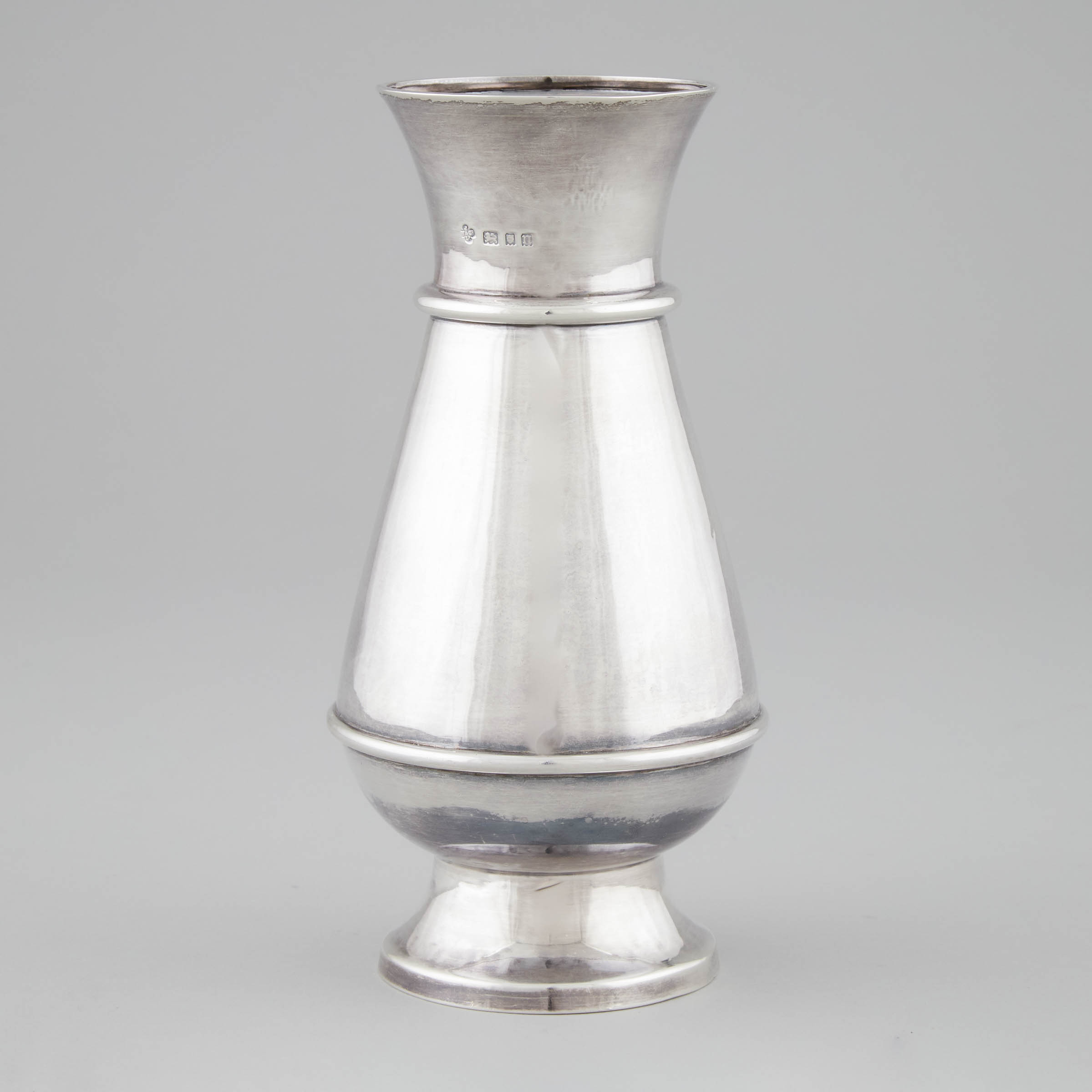 English Silver Vase, J. Wippell