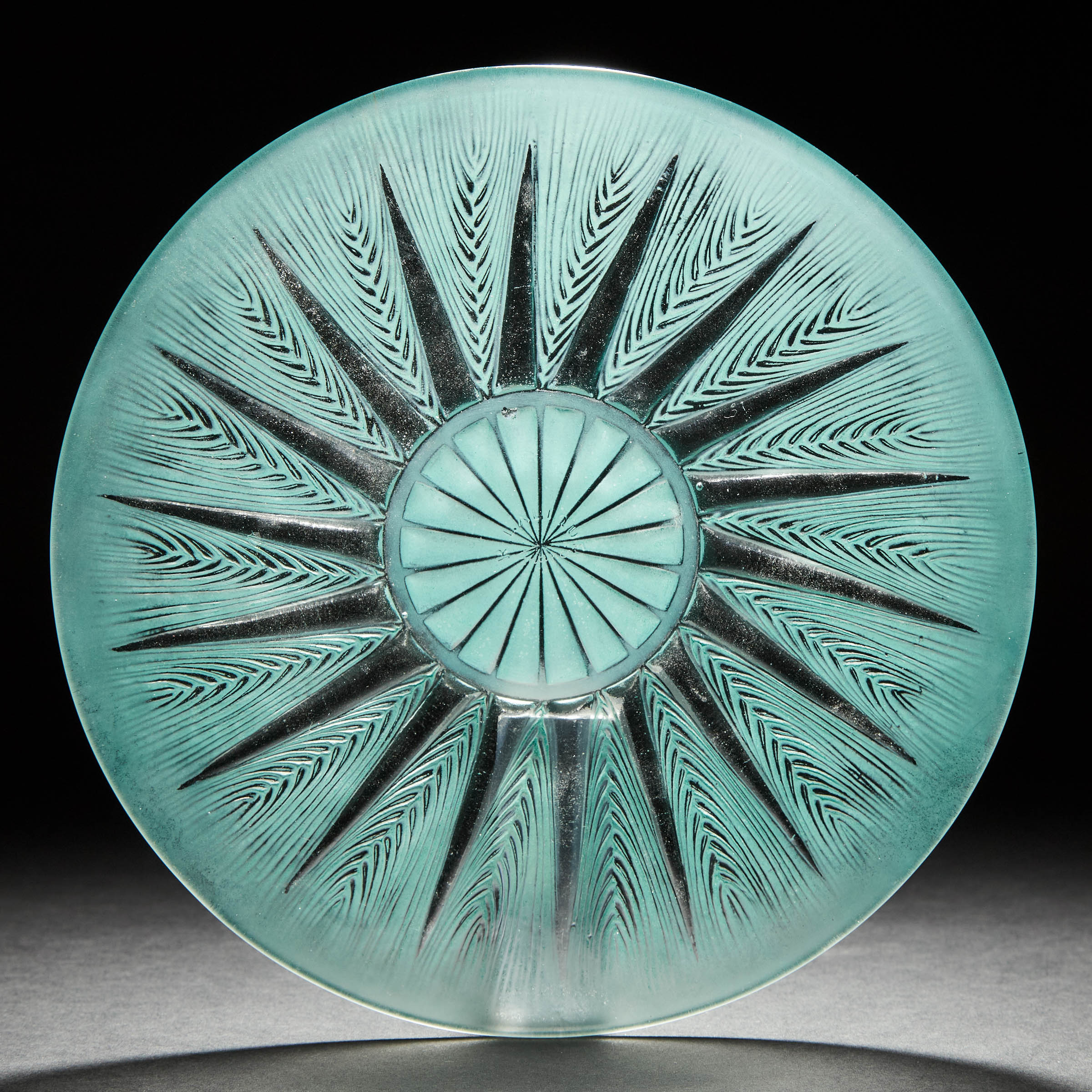  Epis Lalique Moulded and Enameled 3aac62