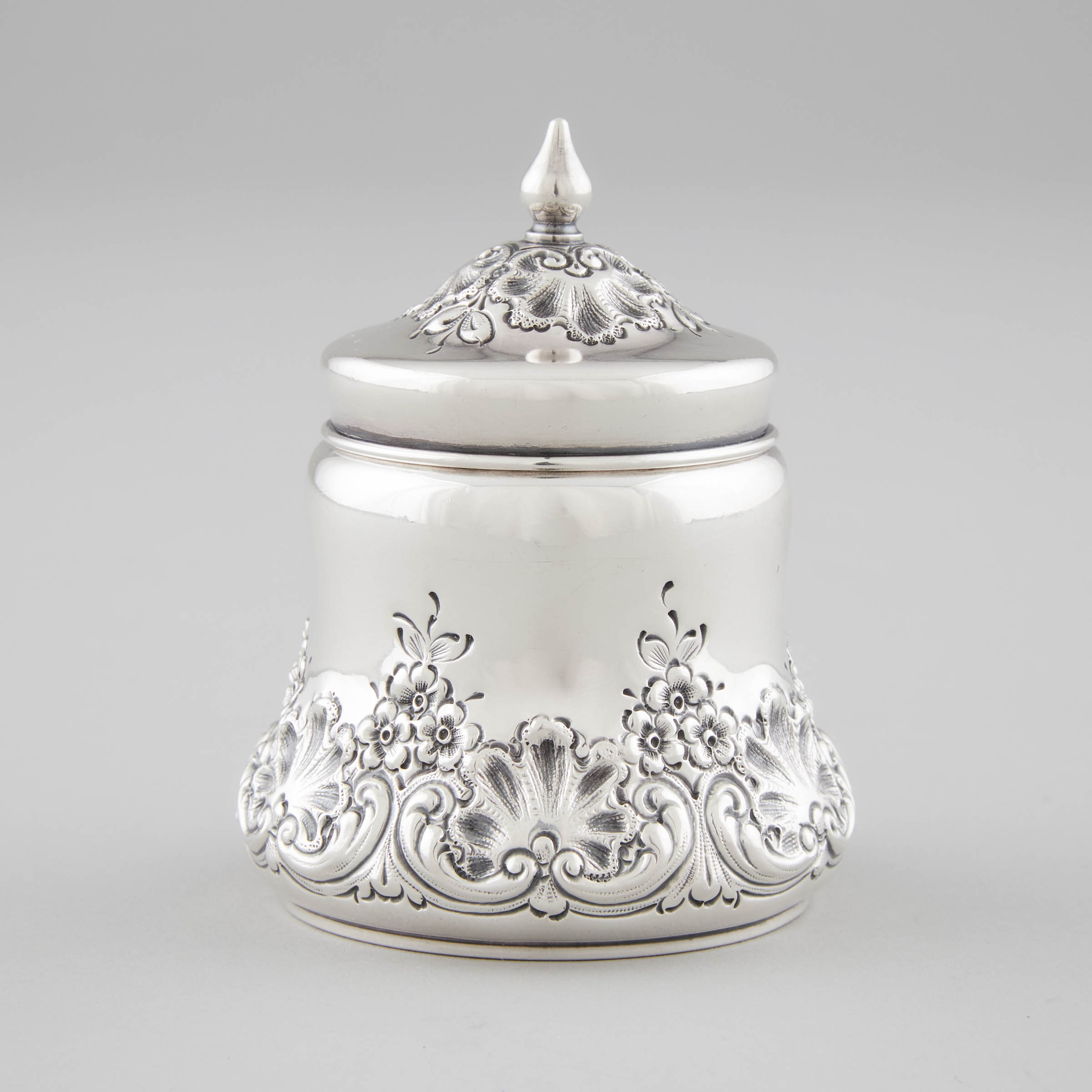 American Silver Small Covered Jar  3aac69