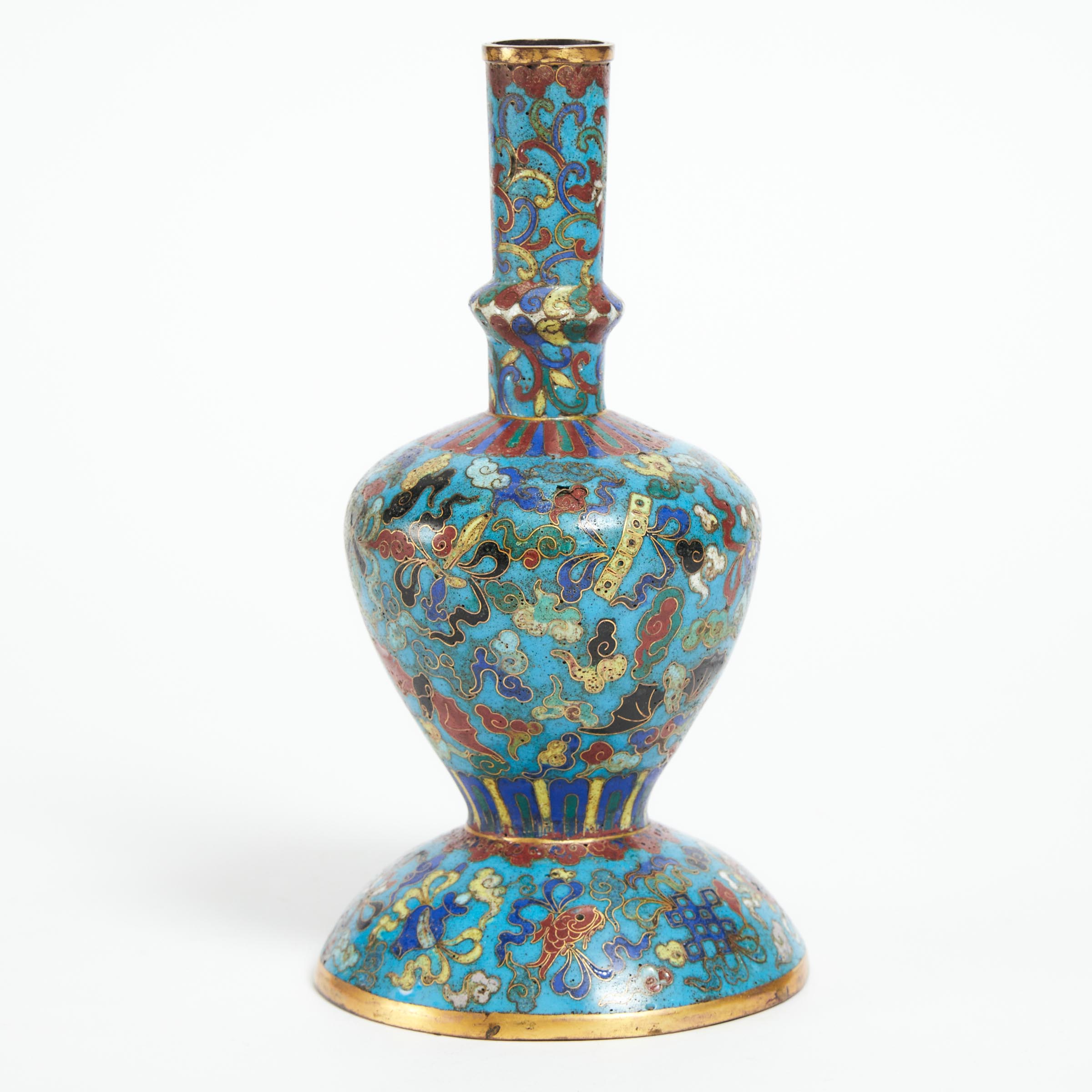 A Cloisonn Enamel Holy Water  3aac7a