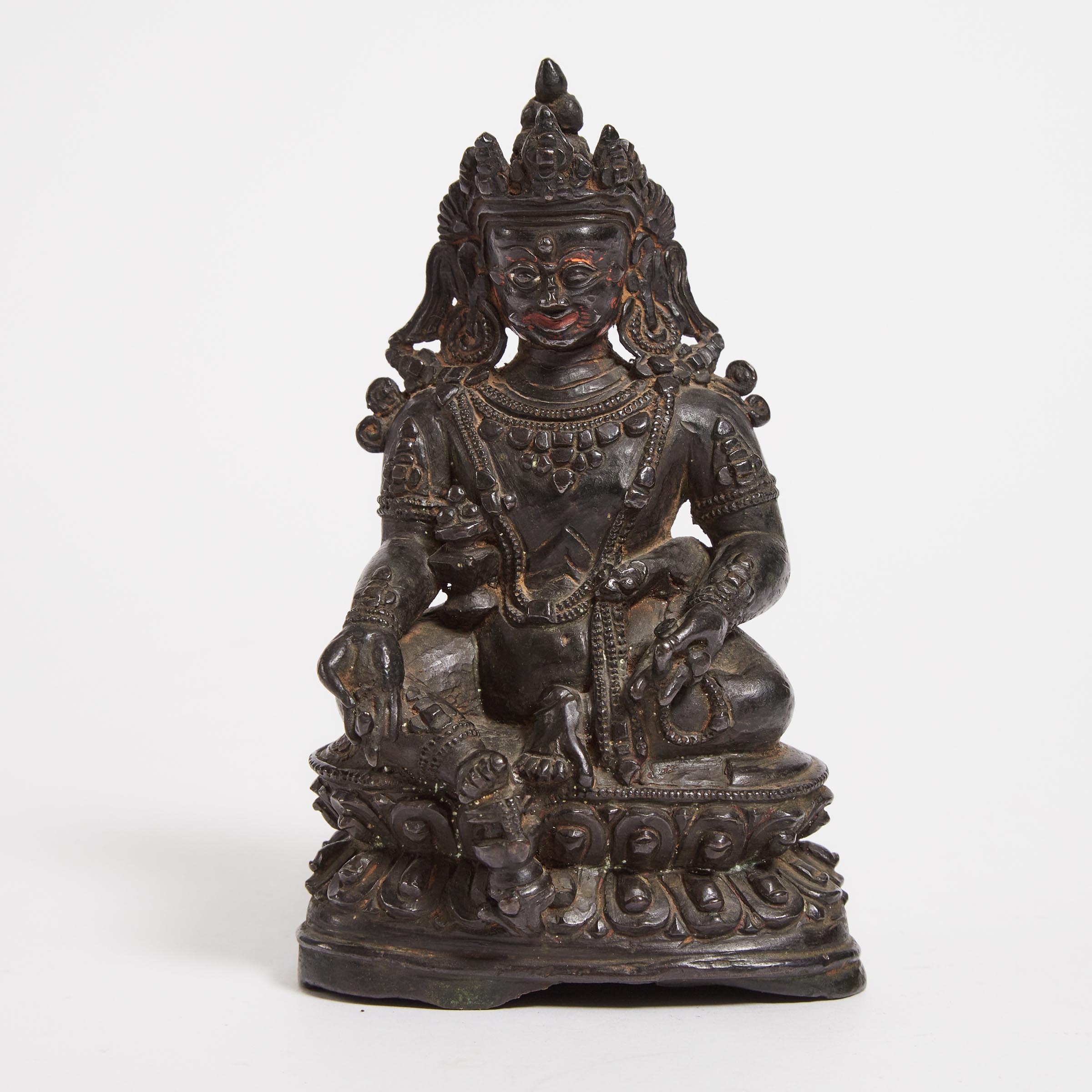 A Bronze Figure of Vaisravana or