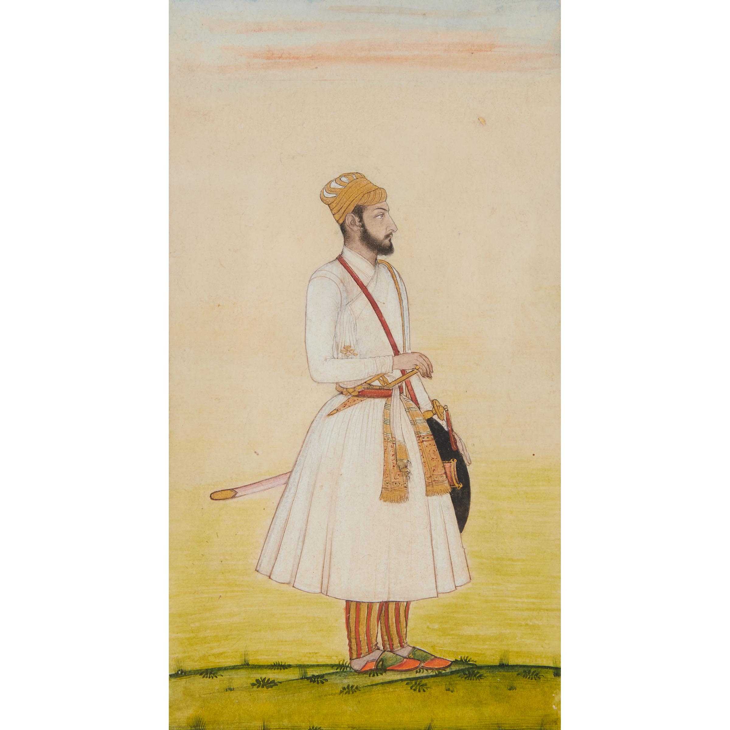 Mughal School Portrait of a Prince  3aacd3