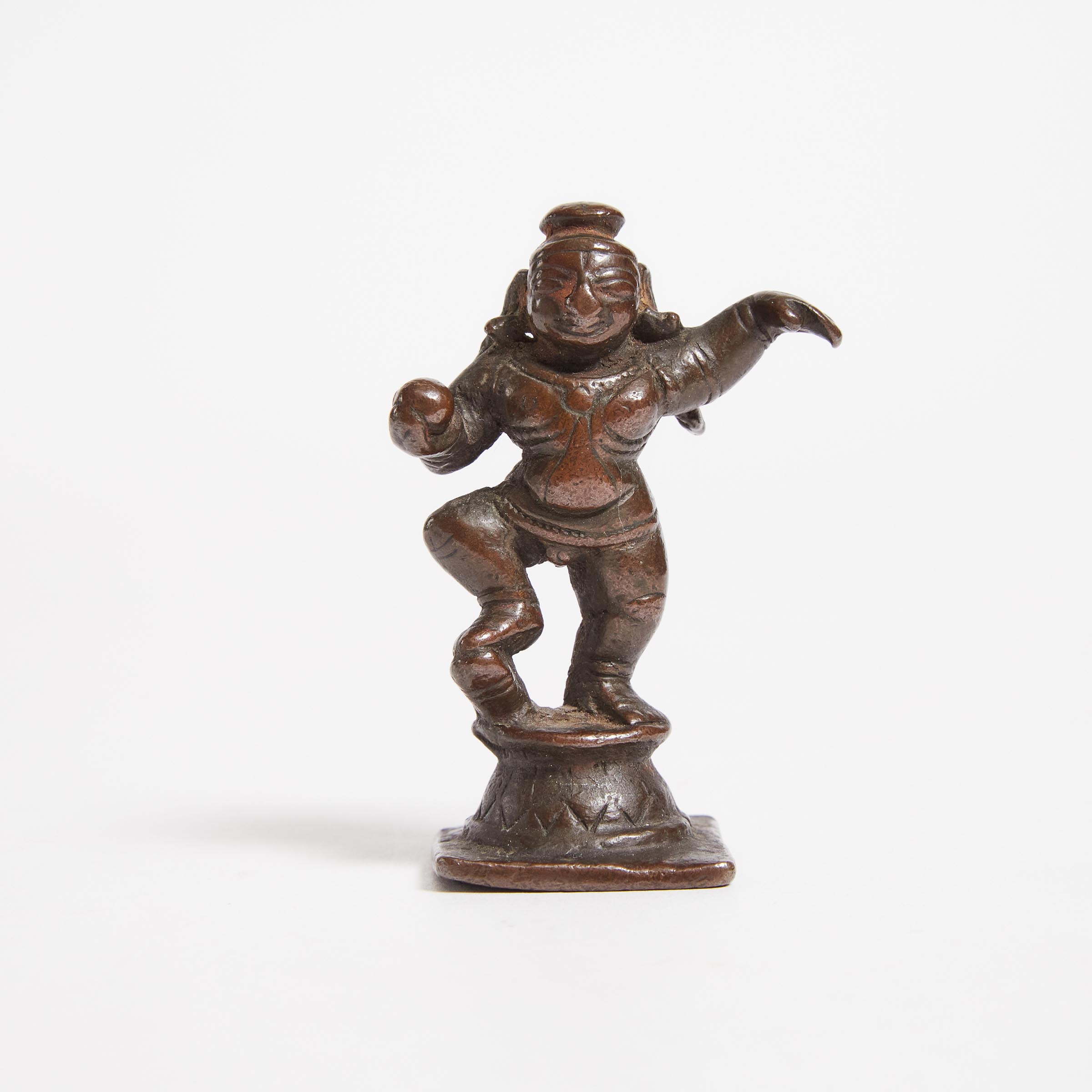 A Small Bronze Figure of Dancing 3aacff