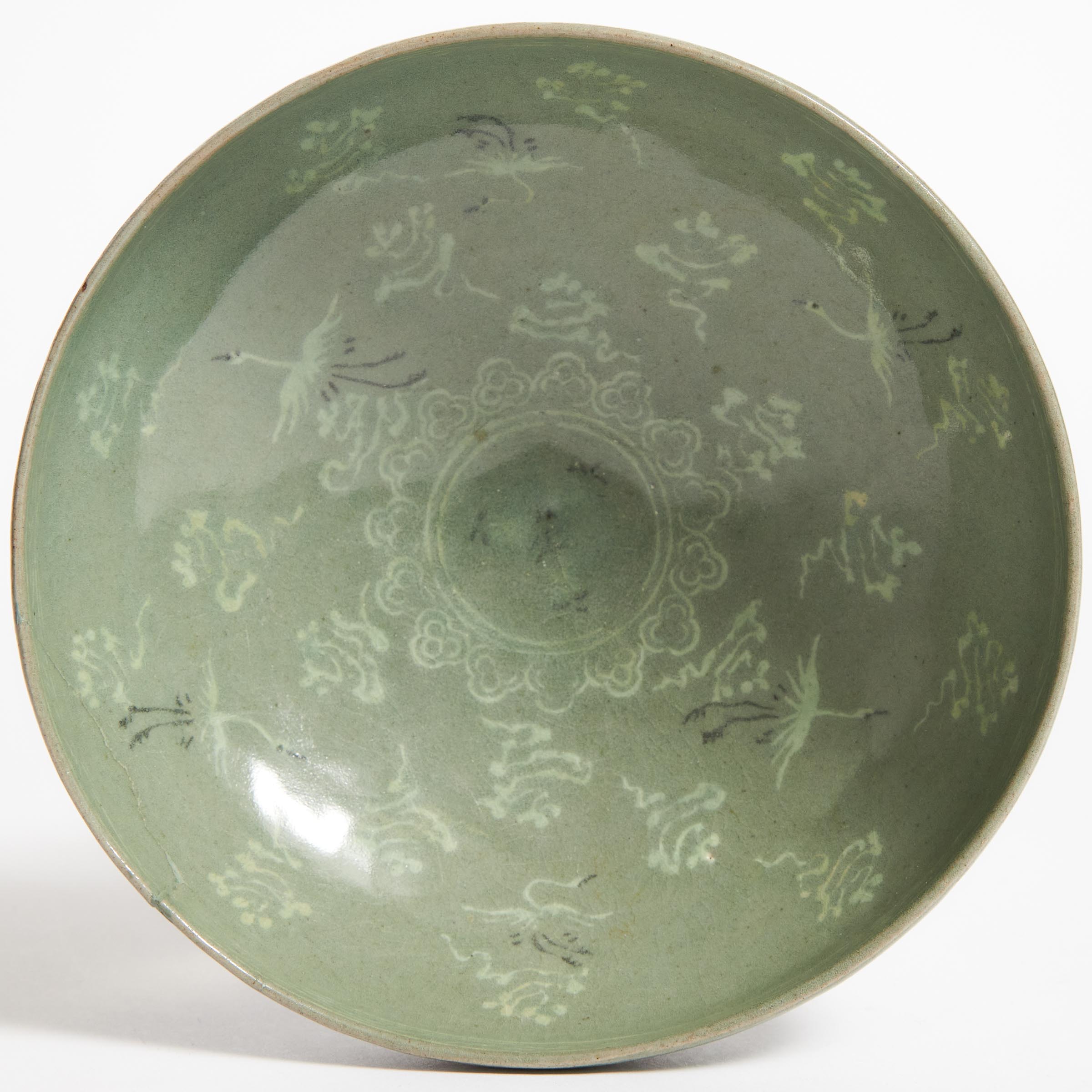 A Korean White Slip Inlaid Celadon 3aad08