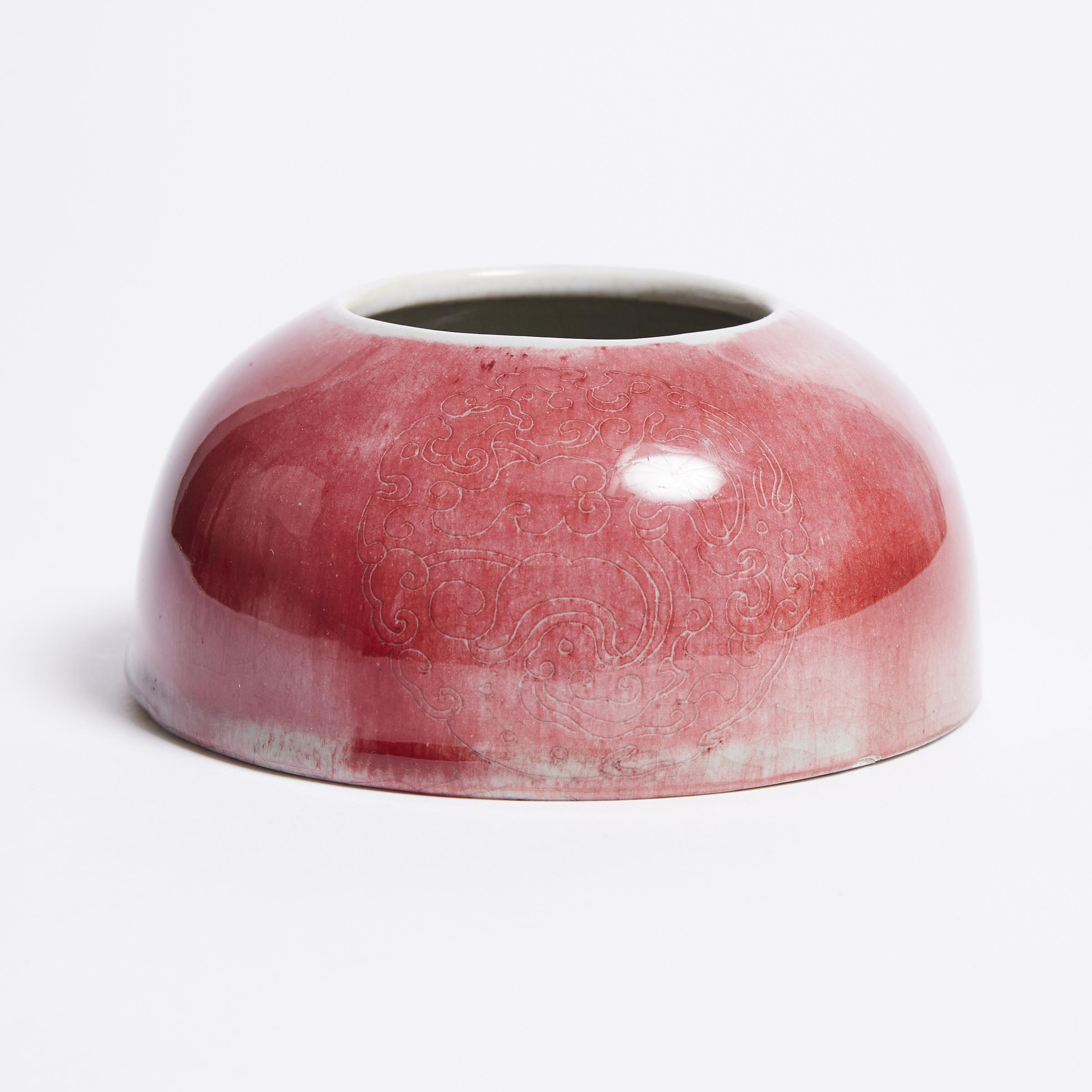 A Peachbloom Glazed Water Pot  3aad3d