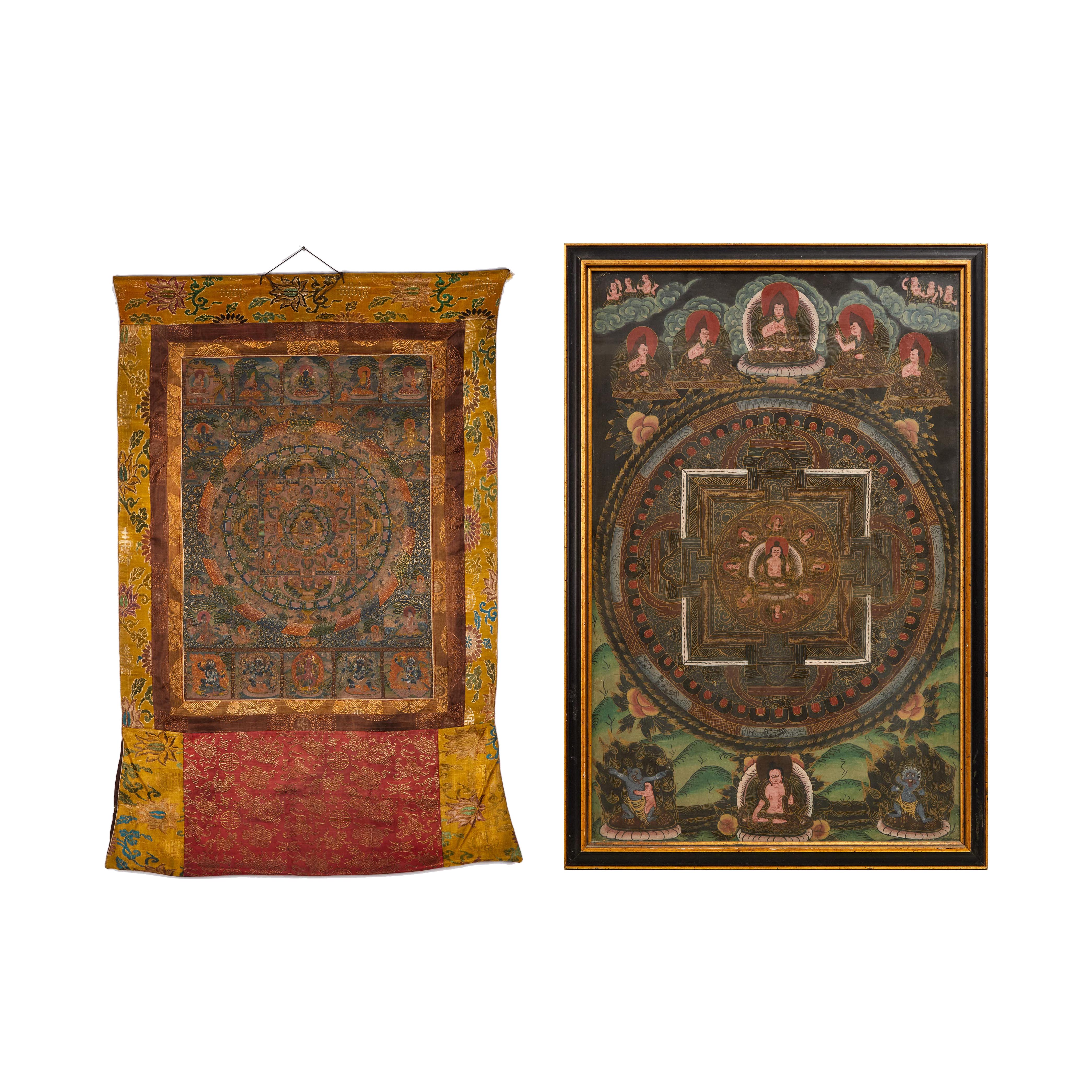 A Large Thangka of Samantabhadra,