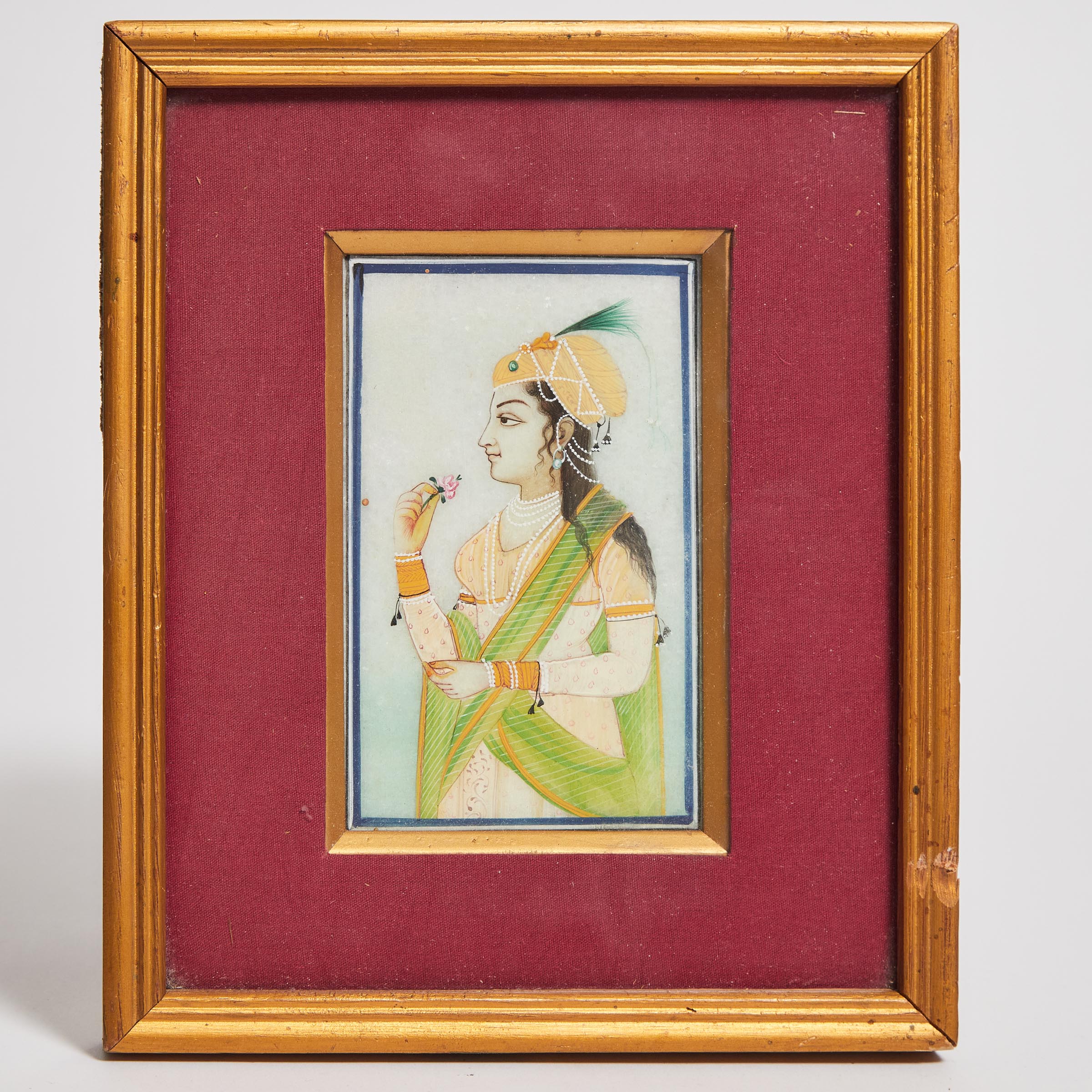 Mughal School Portrait of a Lady  3aad9c