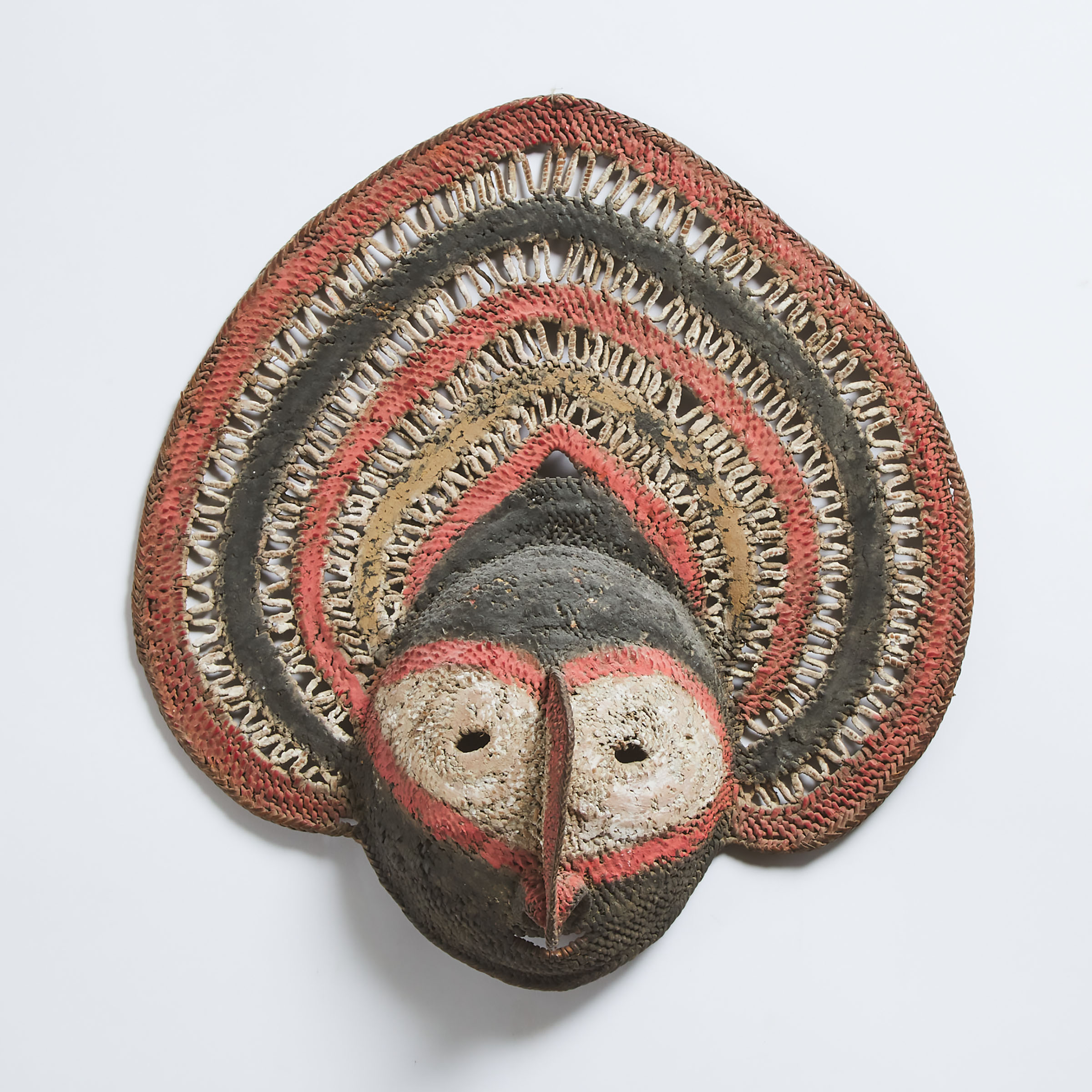 Finely Woven Abelam Yam Mask Sepik 3aadc6