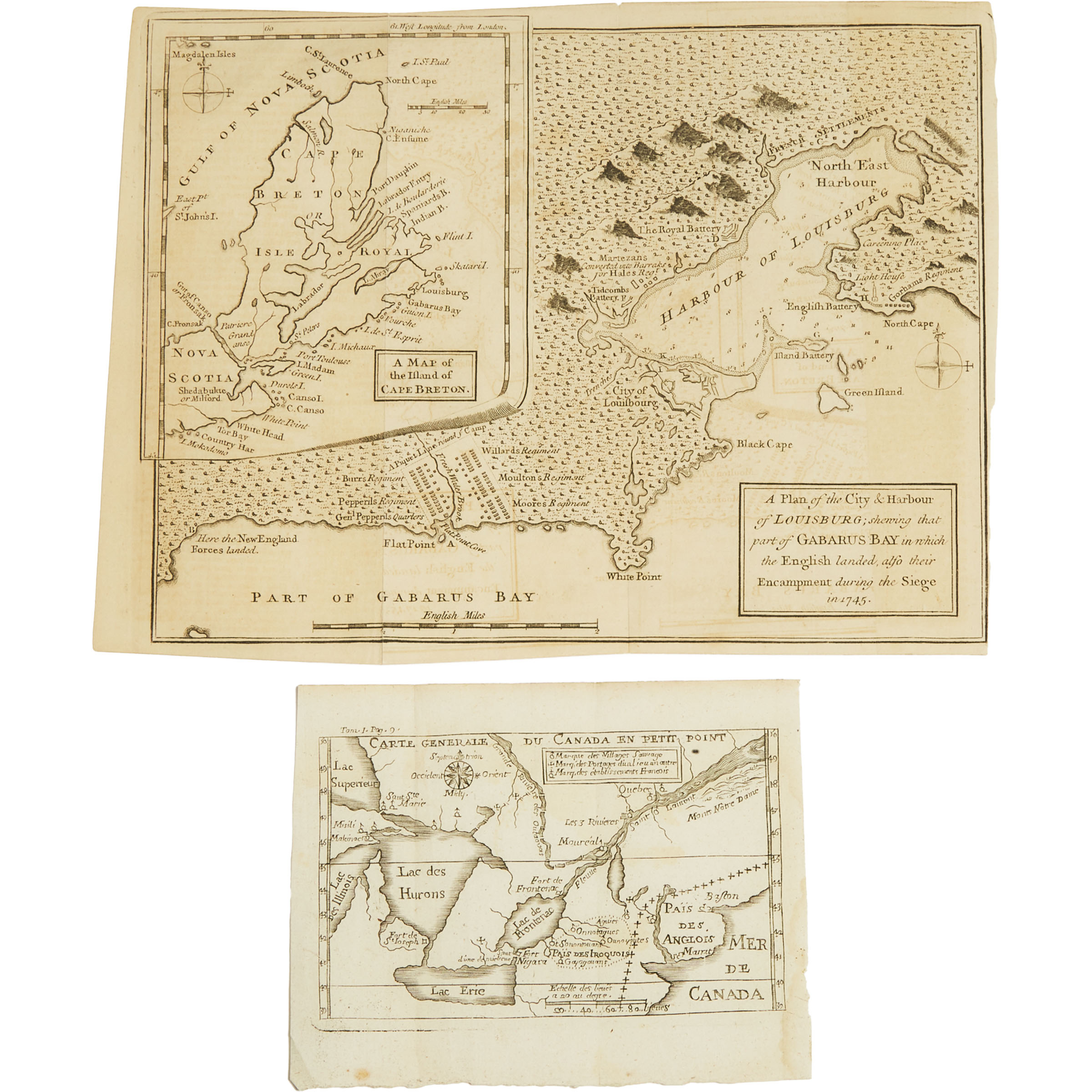 Two Small Maps of Canada, early-mid