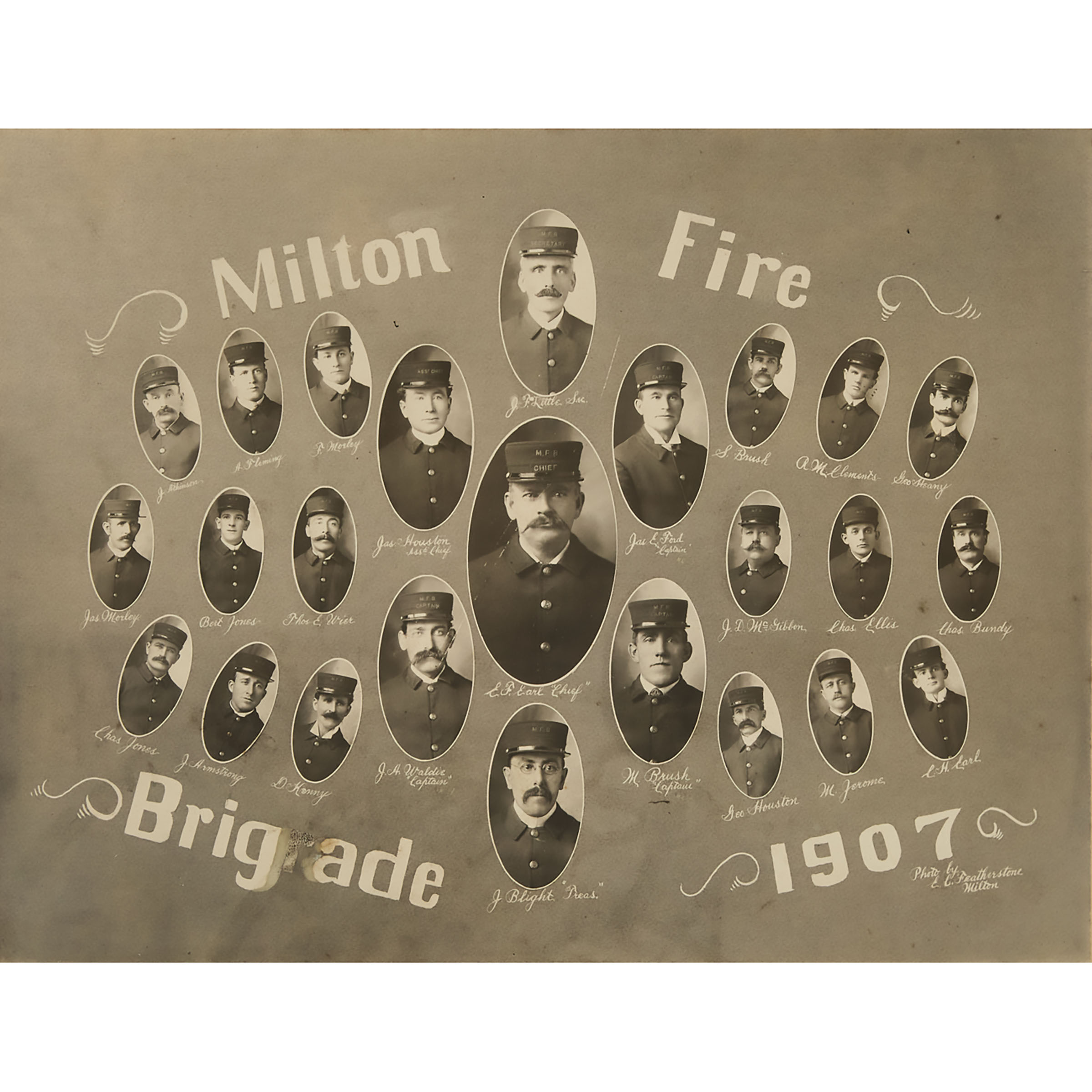 Milton Fire Brigade Company Portrait
