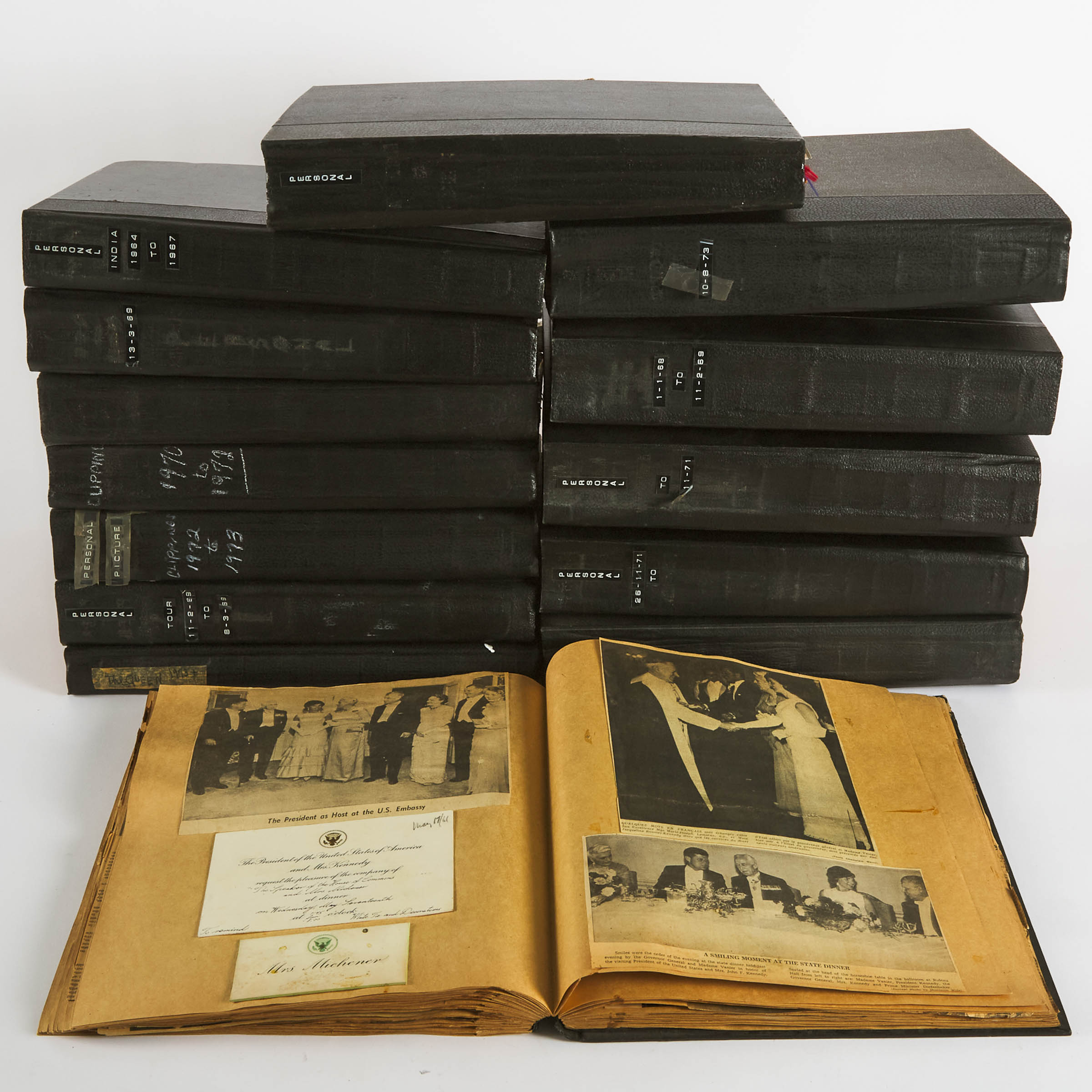 Archive of 14 Large Scrapbooks  3aae90