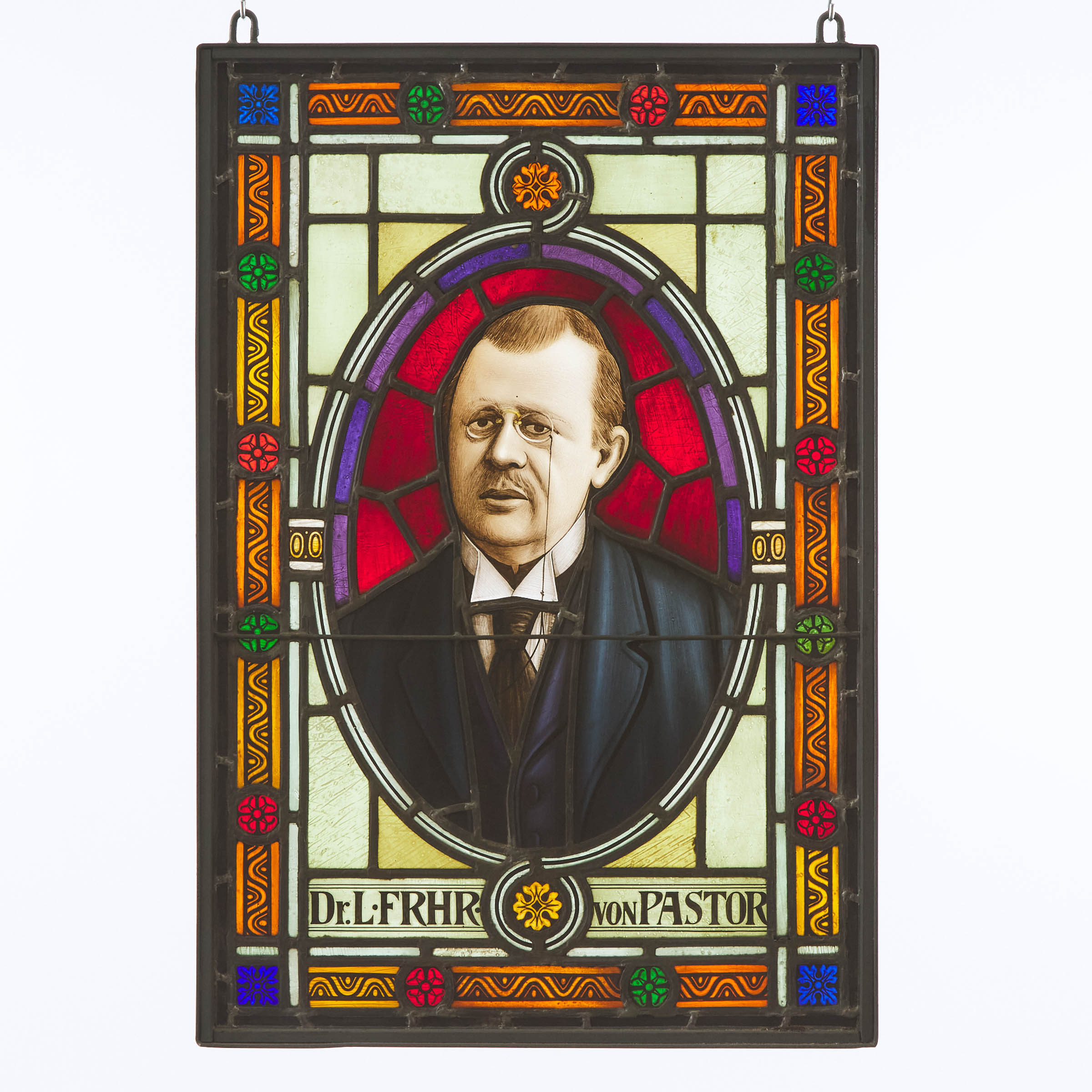Stained Glass Portrait of Dr. Ludwig