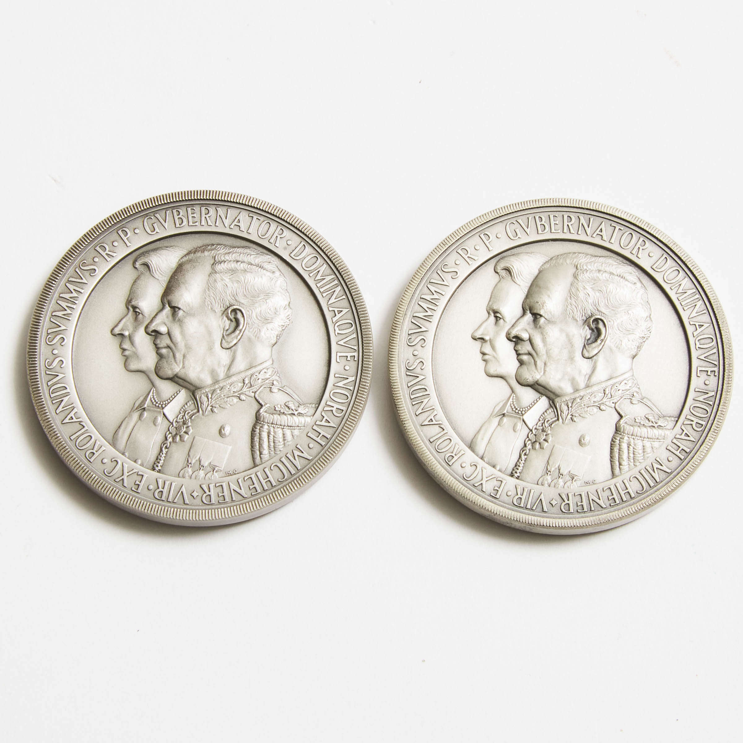 Two Roland and Nora Michener Silver