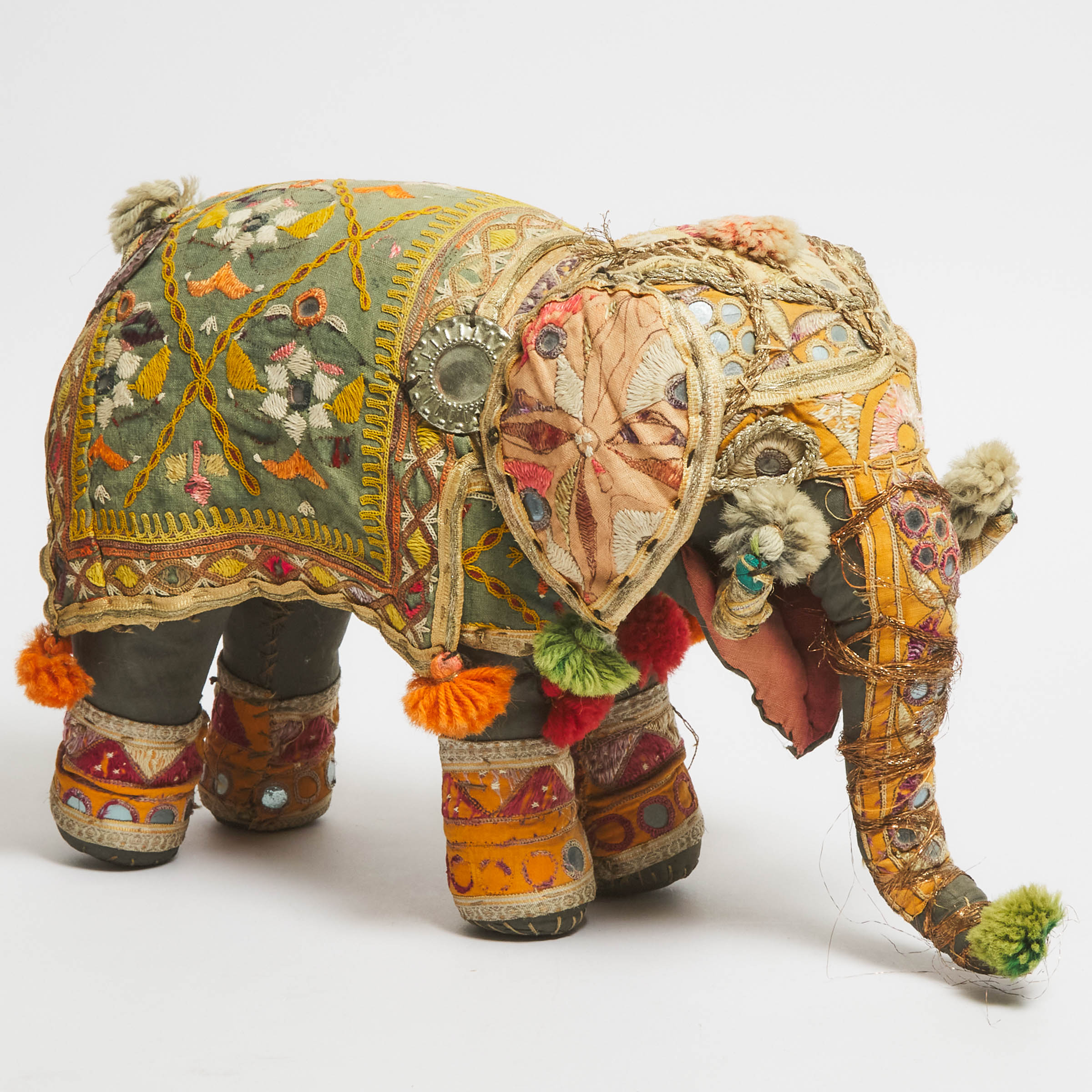 Indian Textile Model of an Elephant,