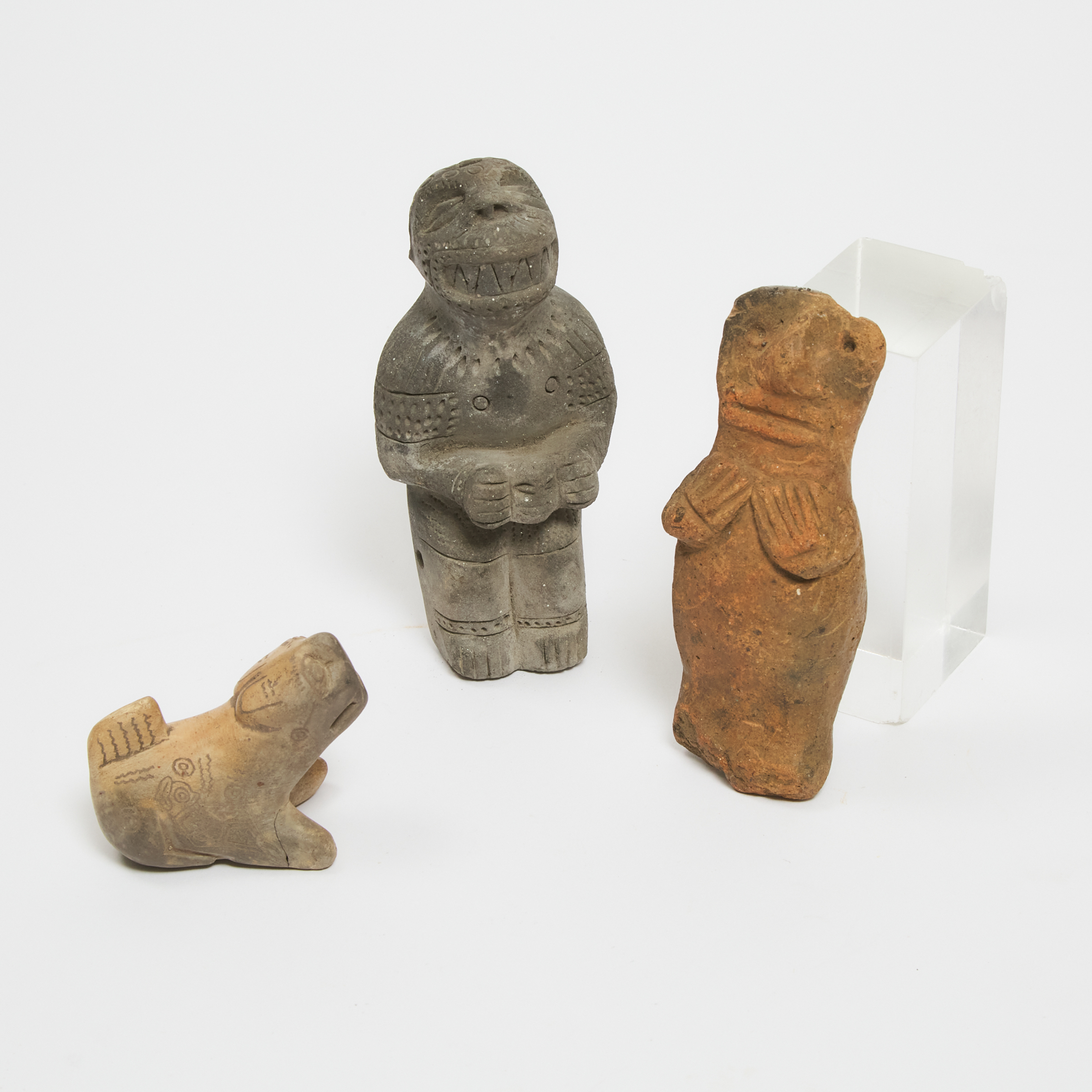 Three Pre-Columbain Terracotta