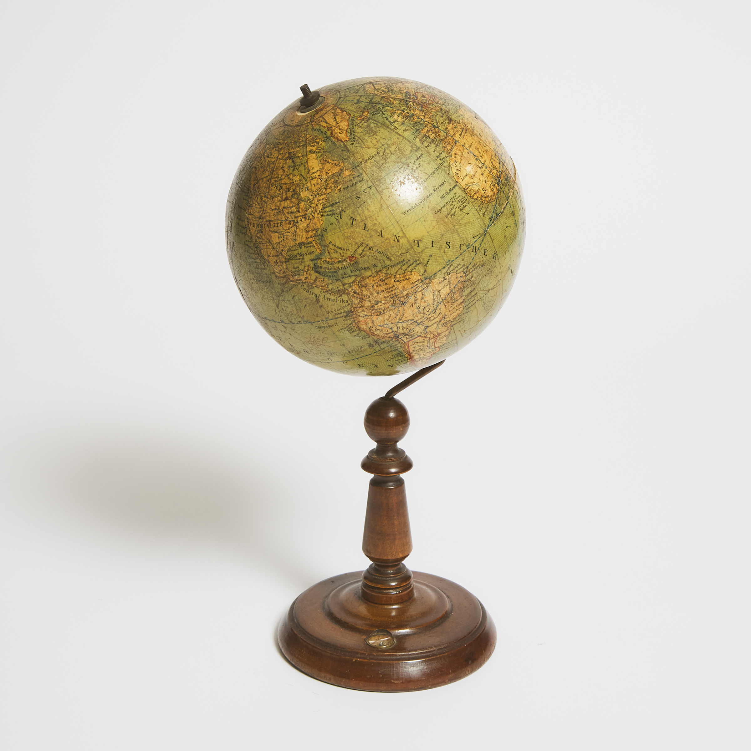 Small German Terrestrial Desk Globe  3aafc1
