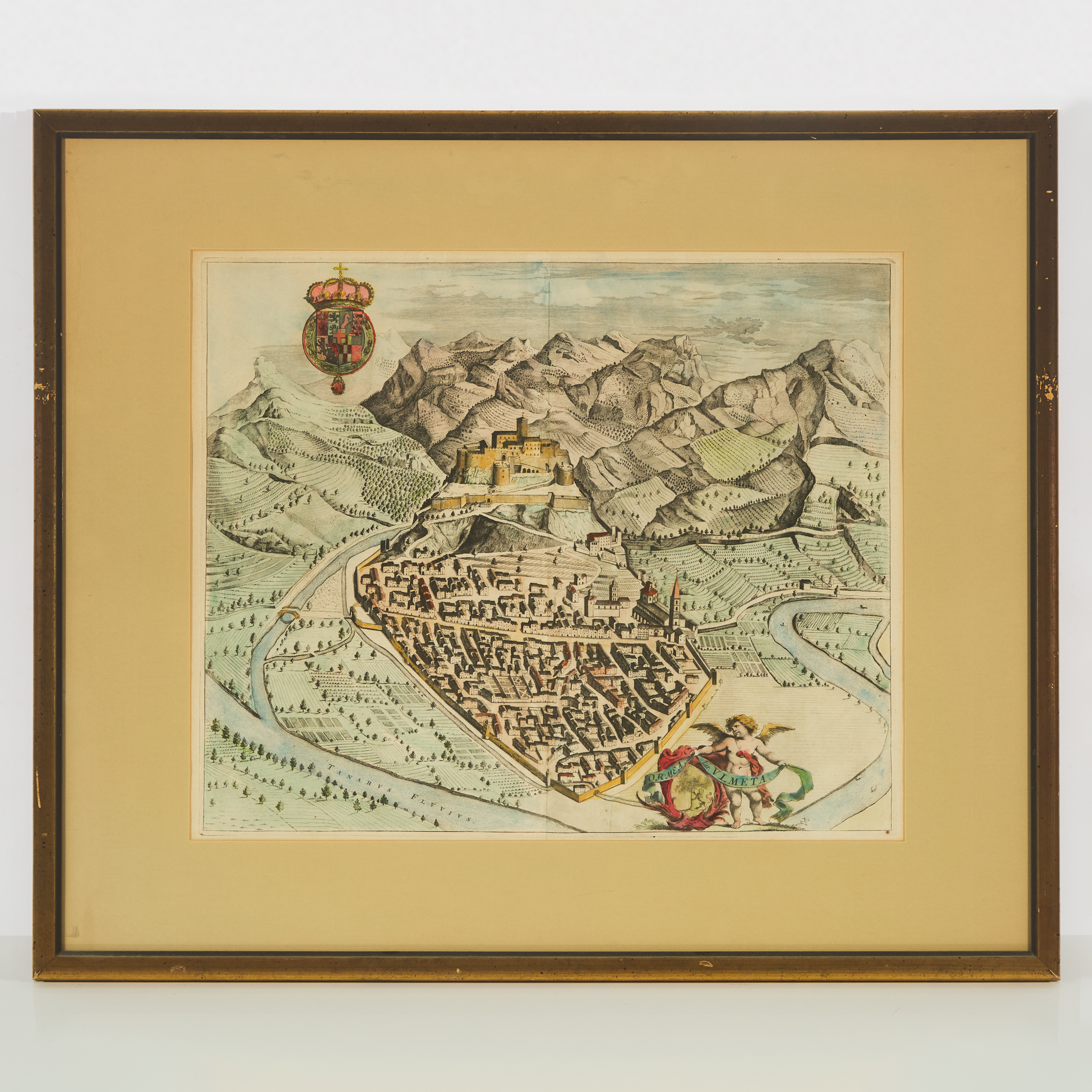 Pair of Topographical Maps of Naples