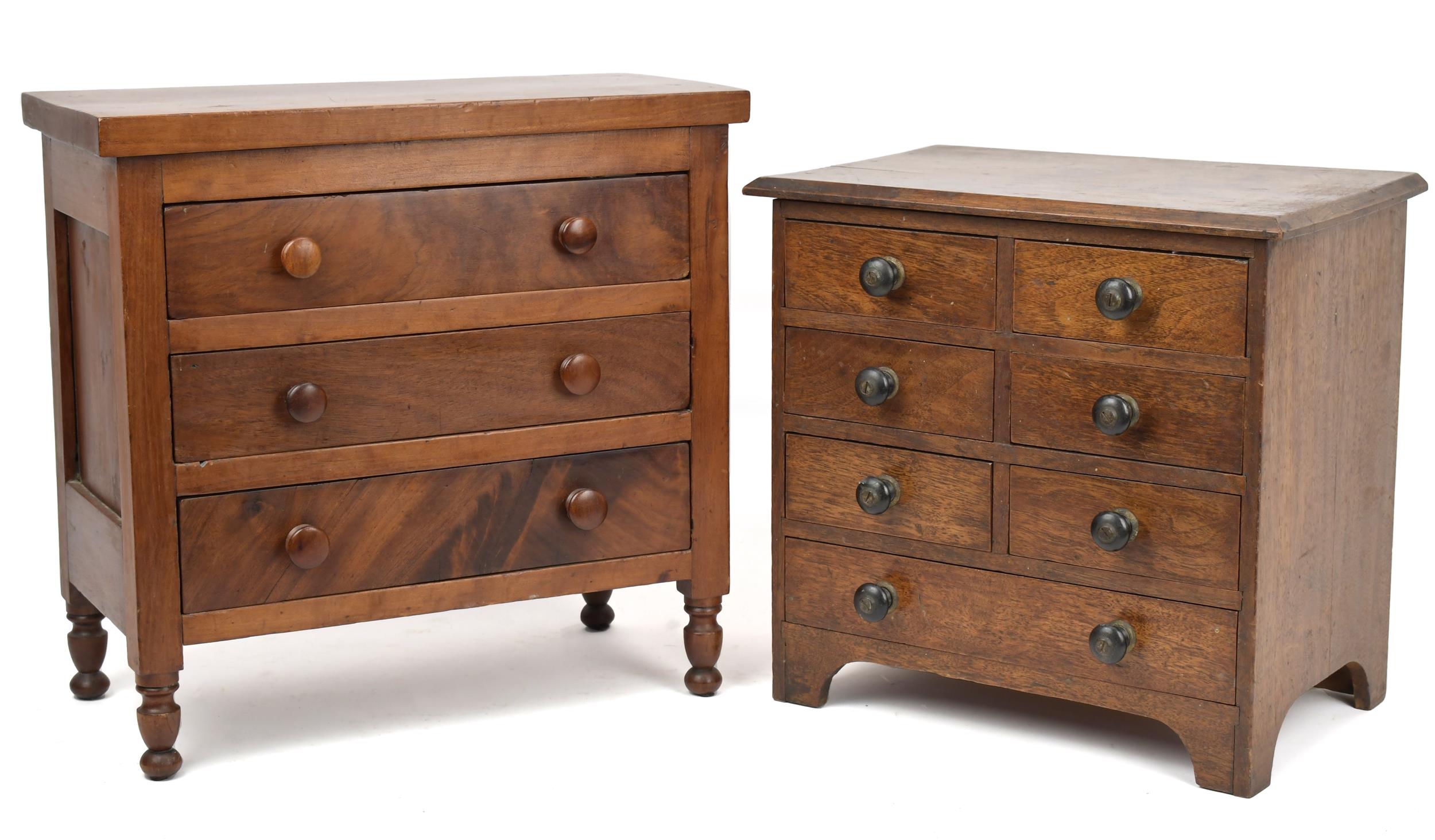 TWO 19TH C. CHILDS CHESTS. Ca.
